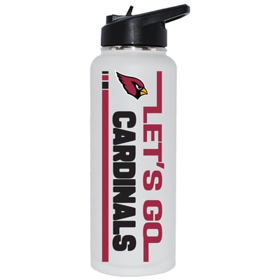 Arizona Cardinals The Memory Company Let's Go 34oz. Stainless Steel Quencher Bottle