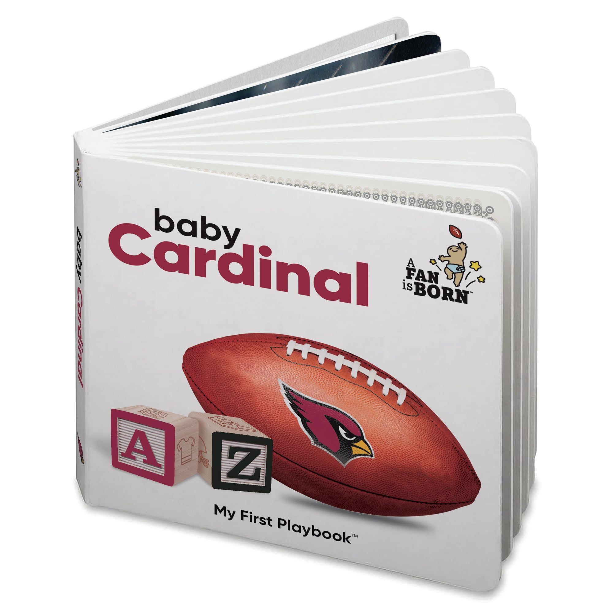 Toddler WinCraft Arizona Cardinals A Fan Is Born Baby Board Book