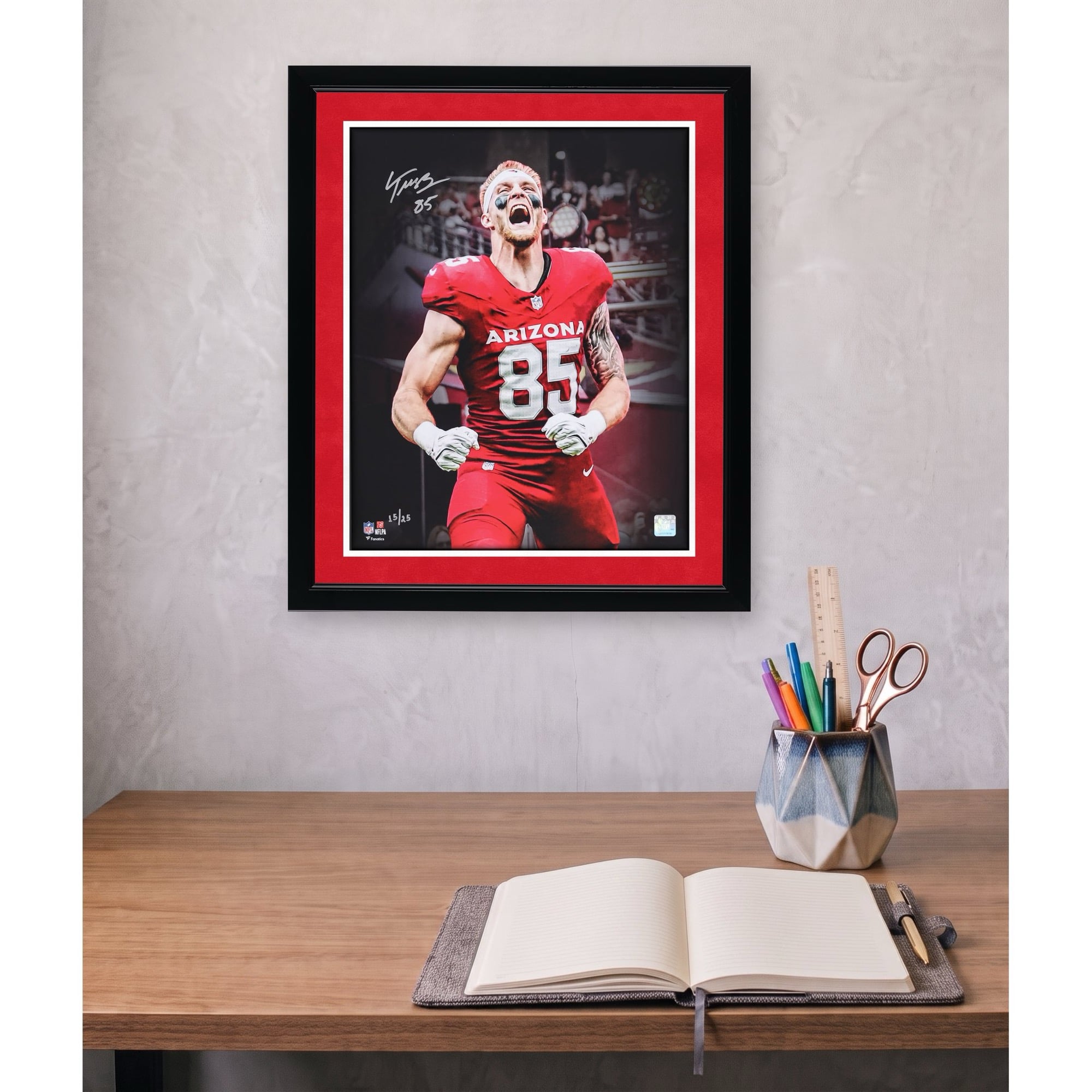 Trey McBride Arizona Cardinals Autographed 16" x 20" Unleashed Spotlight Photograph - Limited Edition of 25