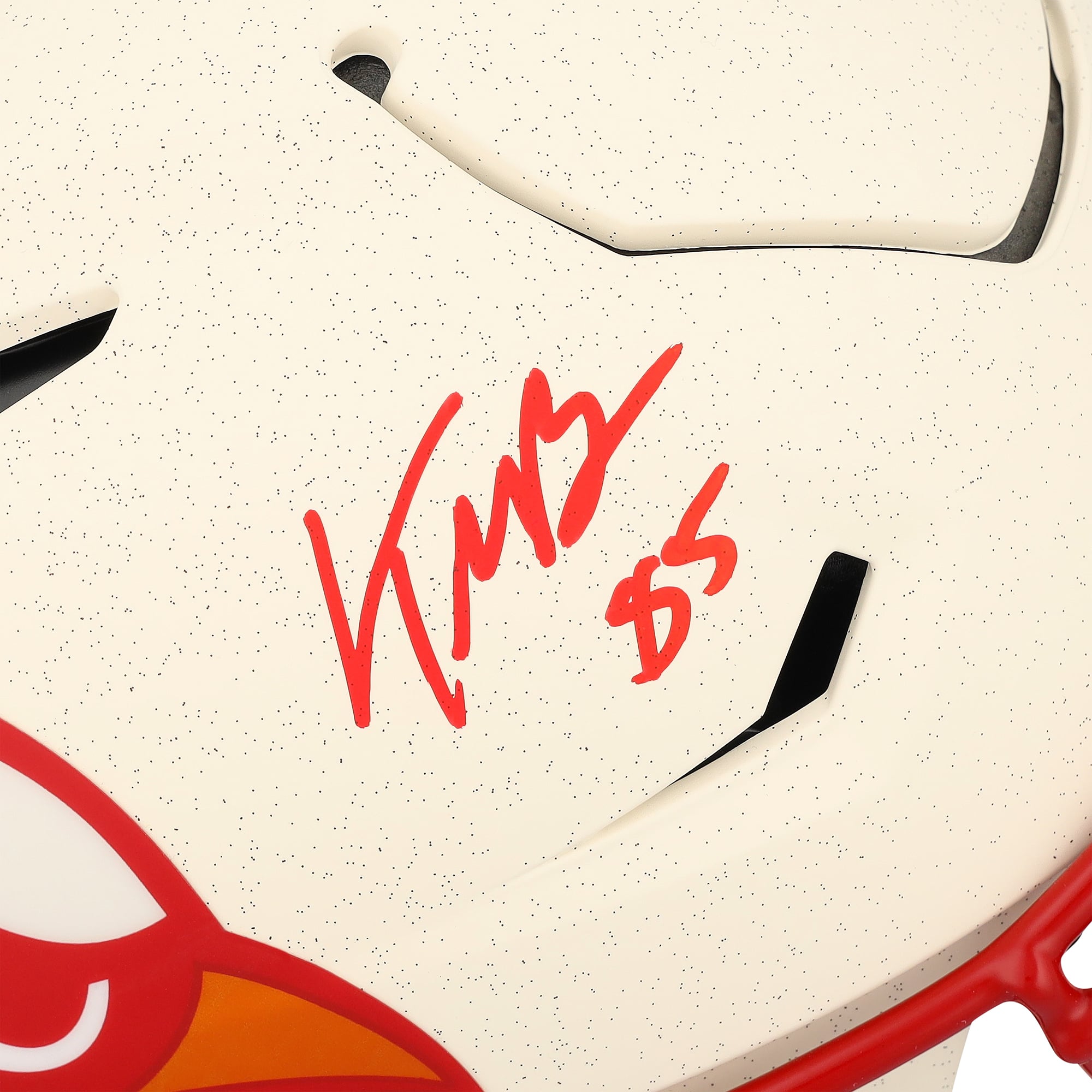 Casque authentique Riddell Rivalry Speed ​​Flex autographié par Trey McBride, des Cardinals de l'Arizona