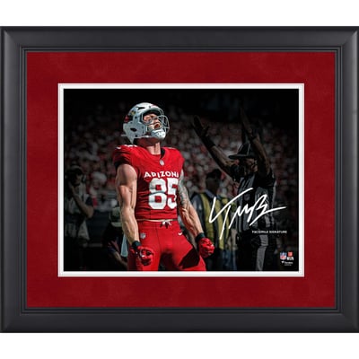 Trey McBride Arizona Cardinals Facsimile Signature Fanatics Authentic Framed 11" x 14" Spotlight Photograph