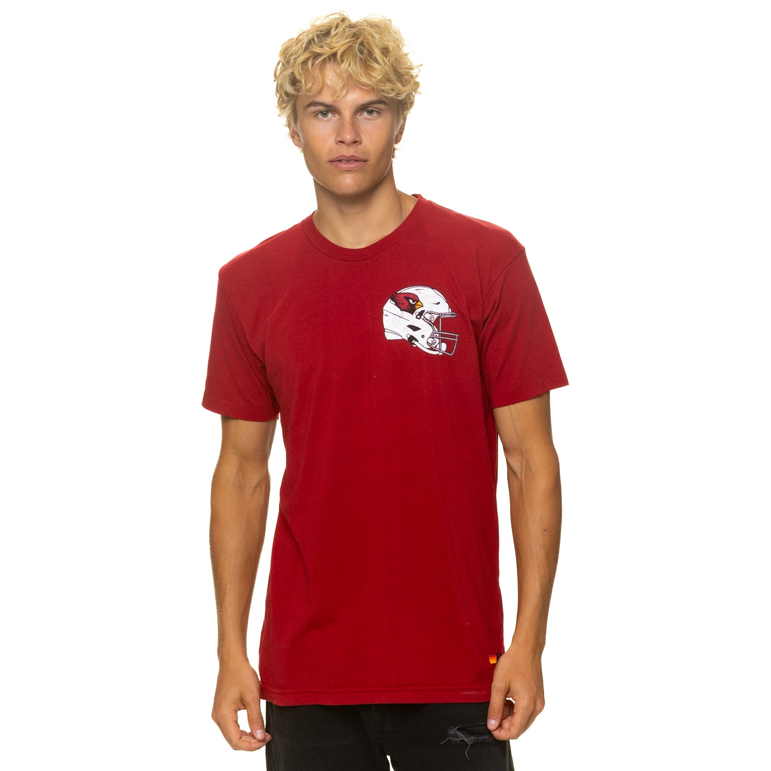 T-shirt unisexe Aviator Nation Cardinal Arizona Cardinals en mélange de trois matières