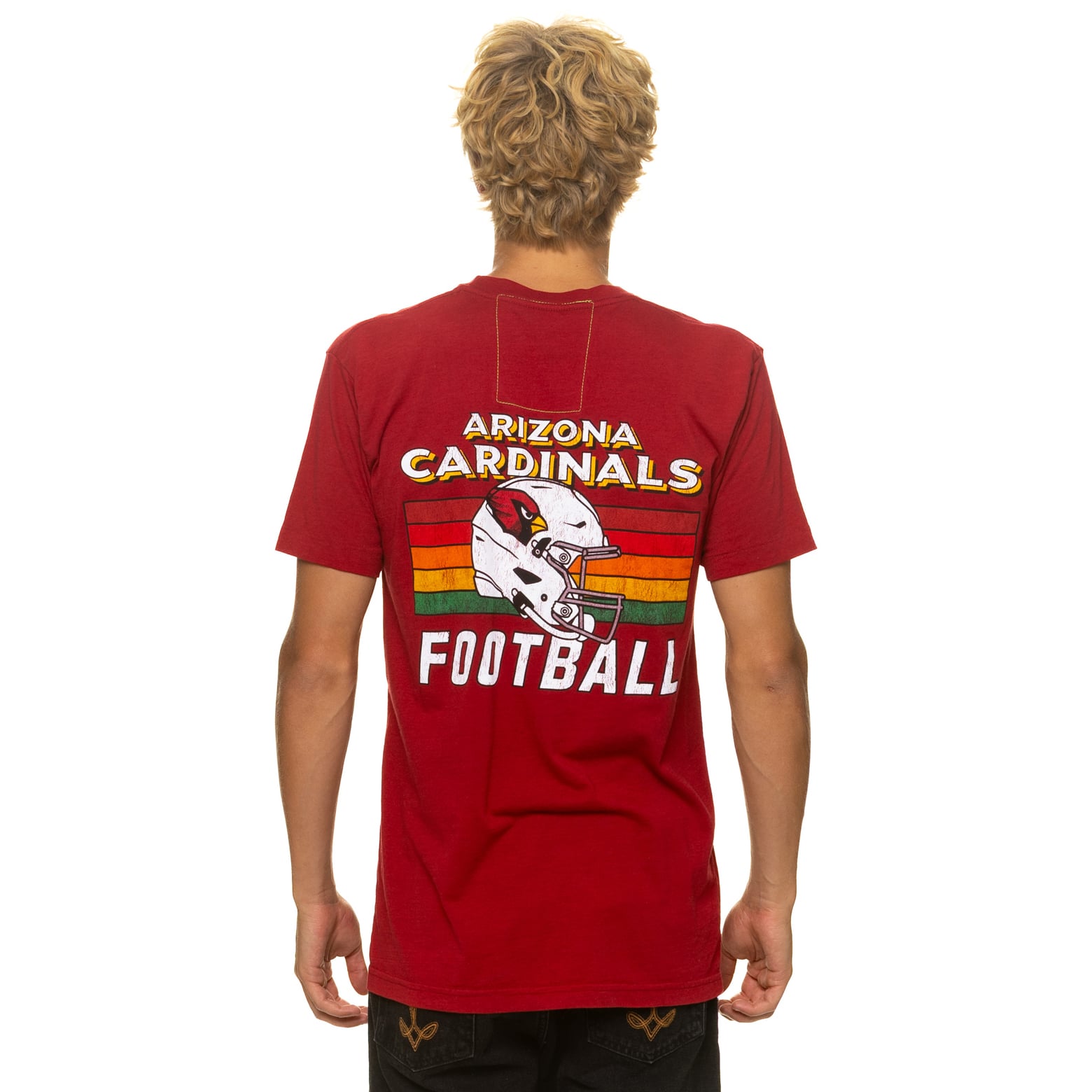 T-shirt unisexe Aviator Nation Cardinal Arizona Cardinals en mélange de trois matières