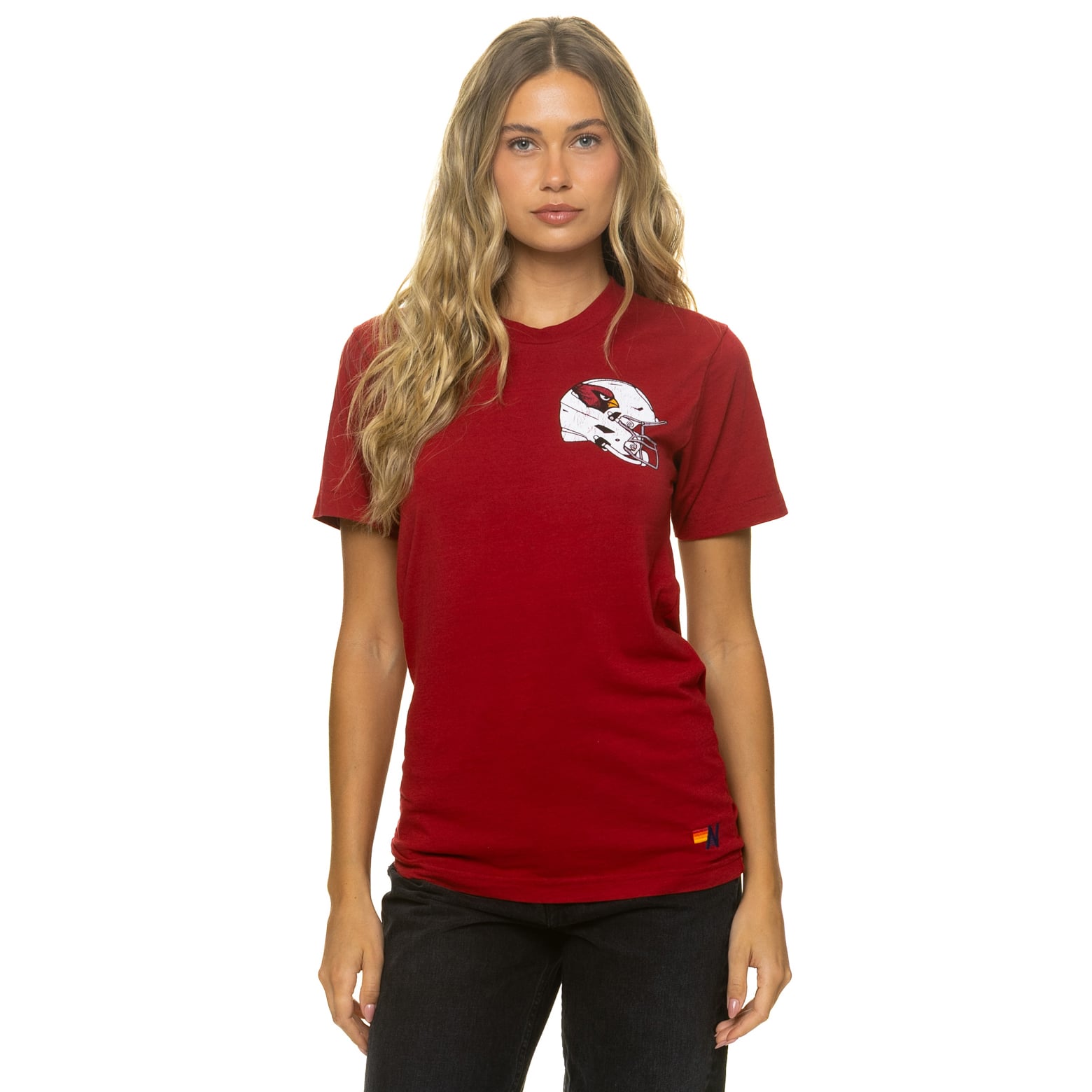 T-shirt unisexe Aviator Nation Cardinal Arizona Cardinals en mélange de trois matières