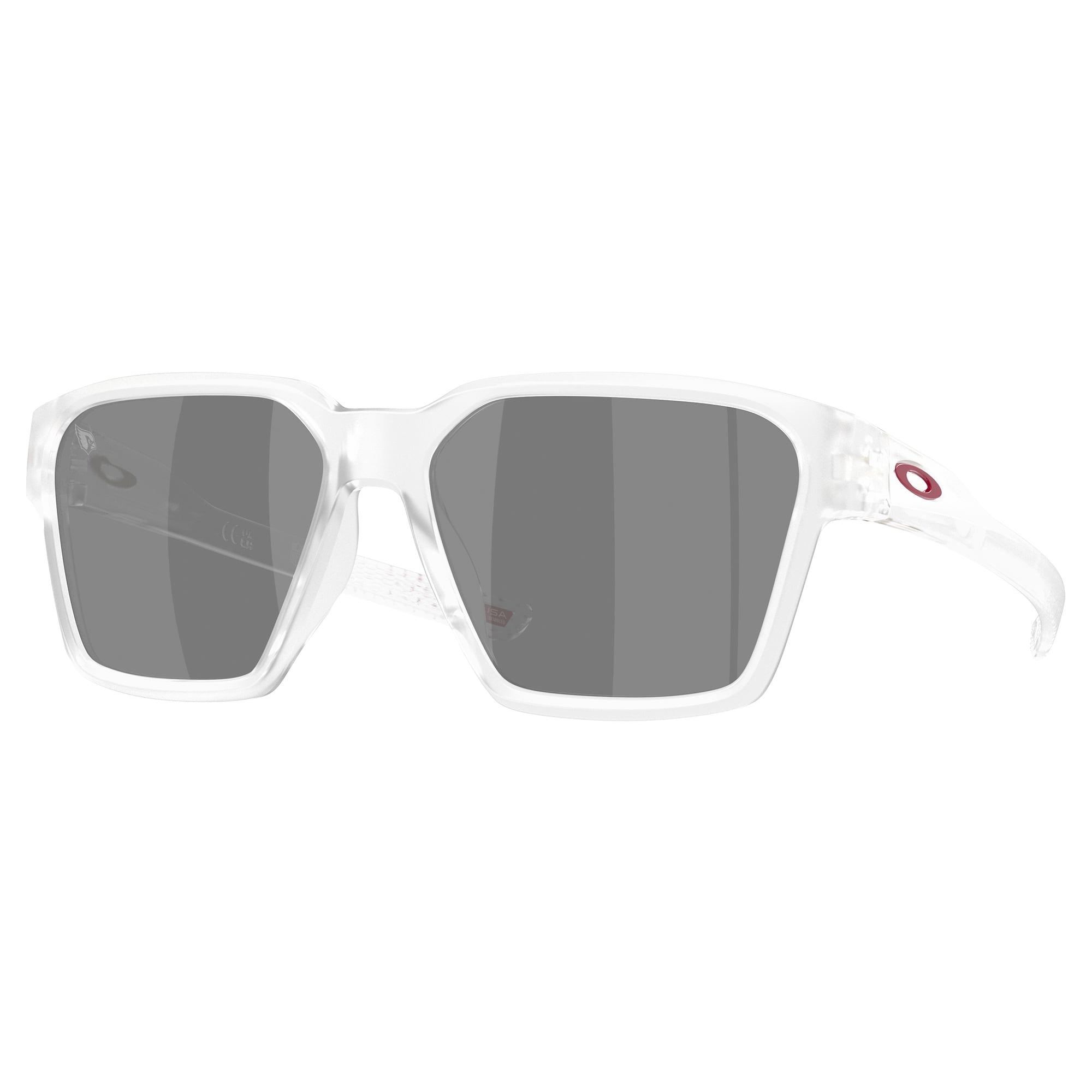 Unisex Oakley Arizona Cardinals Briza Matte Clear Sunglasses with Prizm Black Polarized Lenses