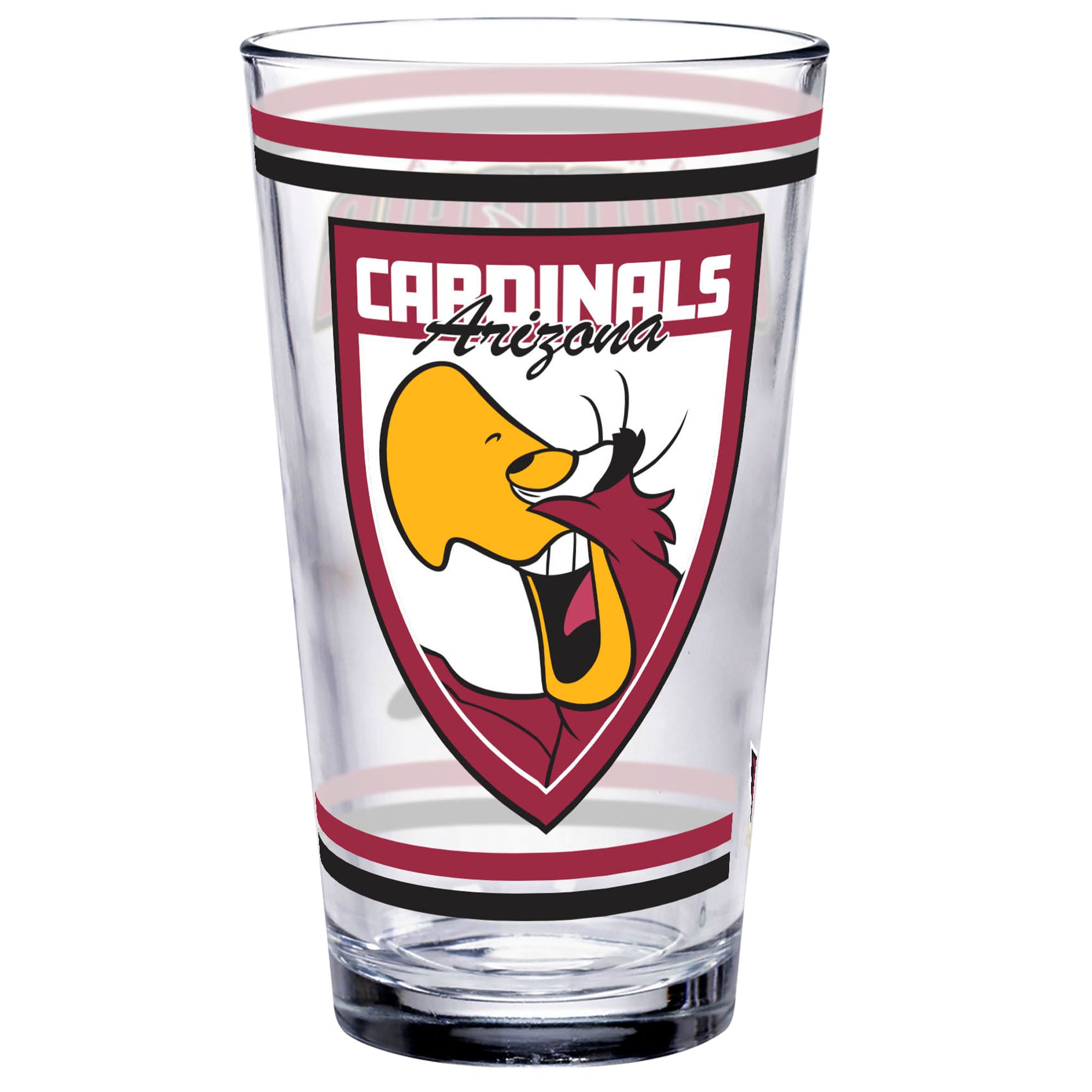 Verre à pinte WinCraft Arizona Cardinals Disney x NFL Jafar et Iago, 473 ml (16 oz).