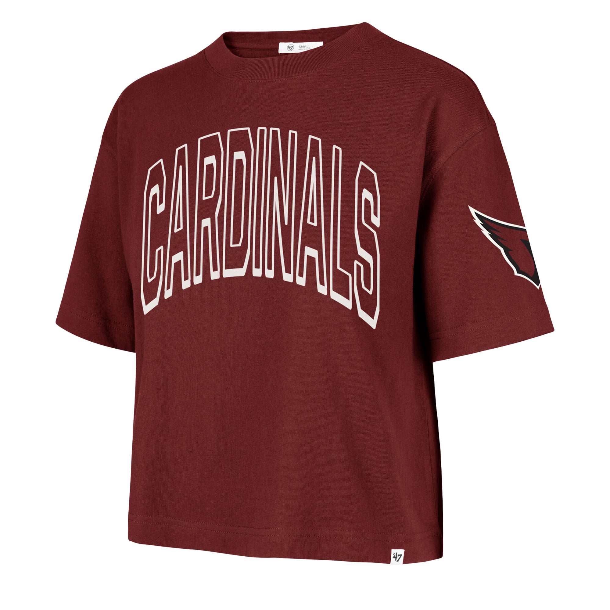 Women's '47 Cardinal Arizona Cardinals Call Out Reed City T-Shirt