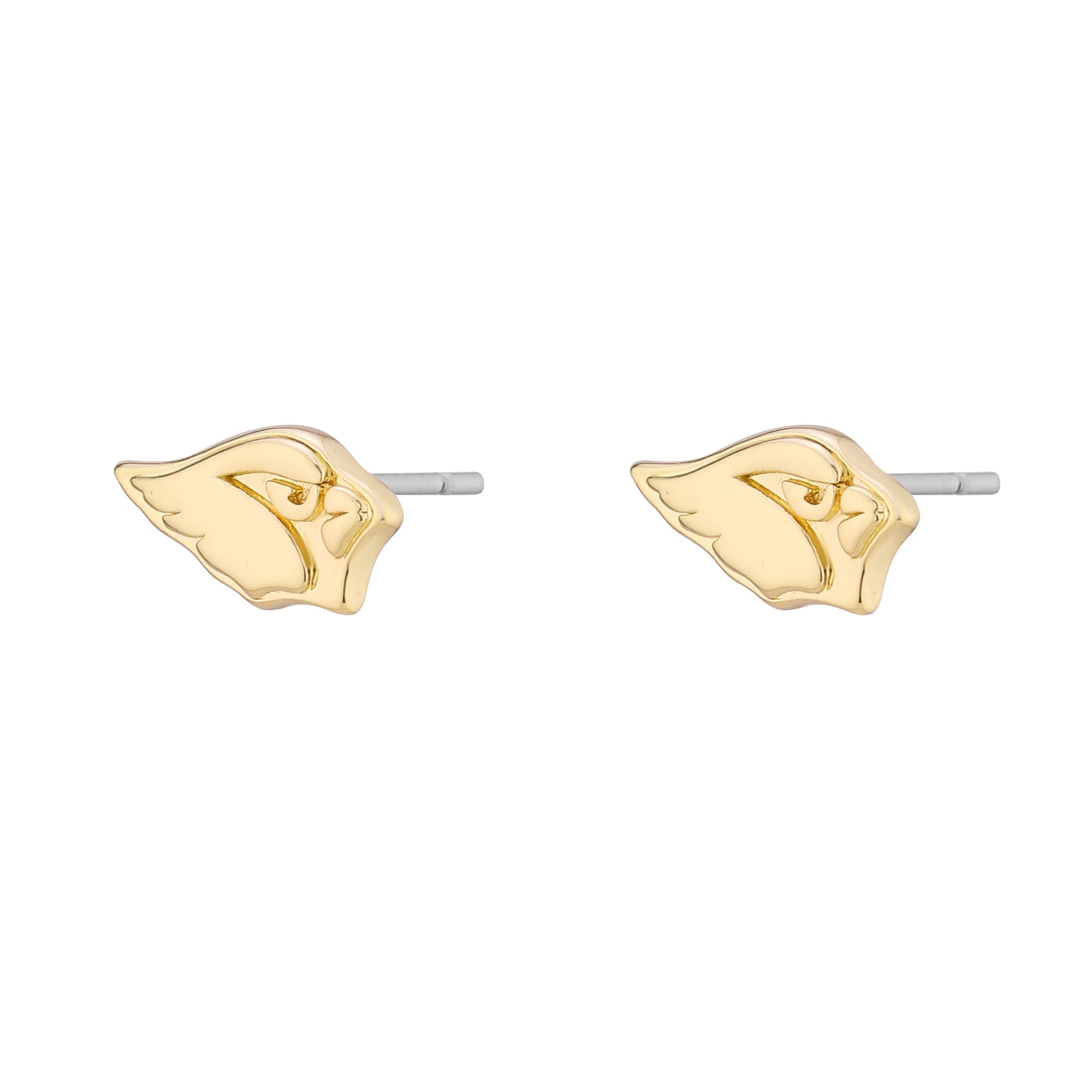 Boucles d'oreilles à clous LUV AJ Gold Arizona Cardinals pour femmes