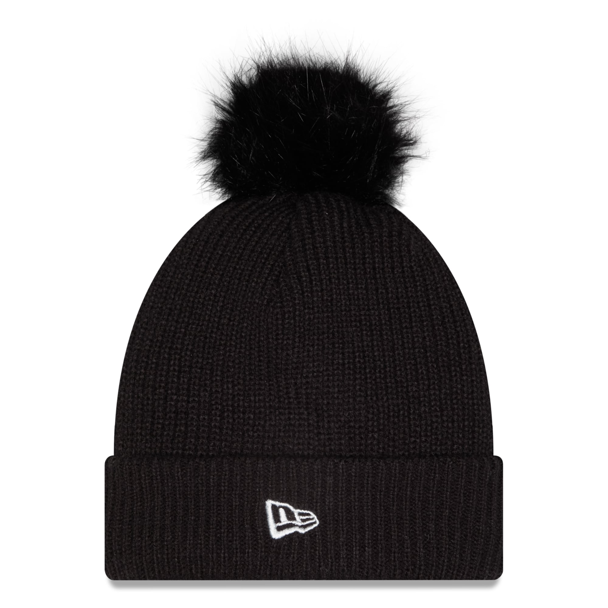 Women's New Era Black Arizona Cardinals 2026 Salute To Service Cuffed Knit Hat with Pom