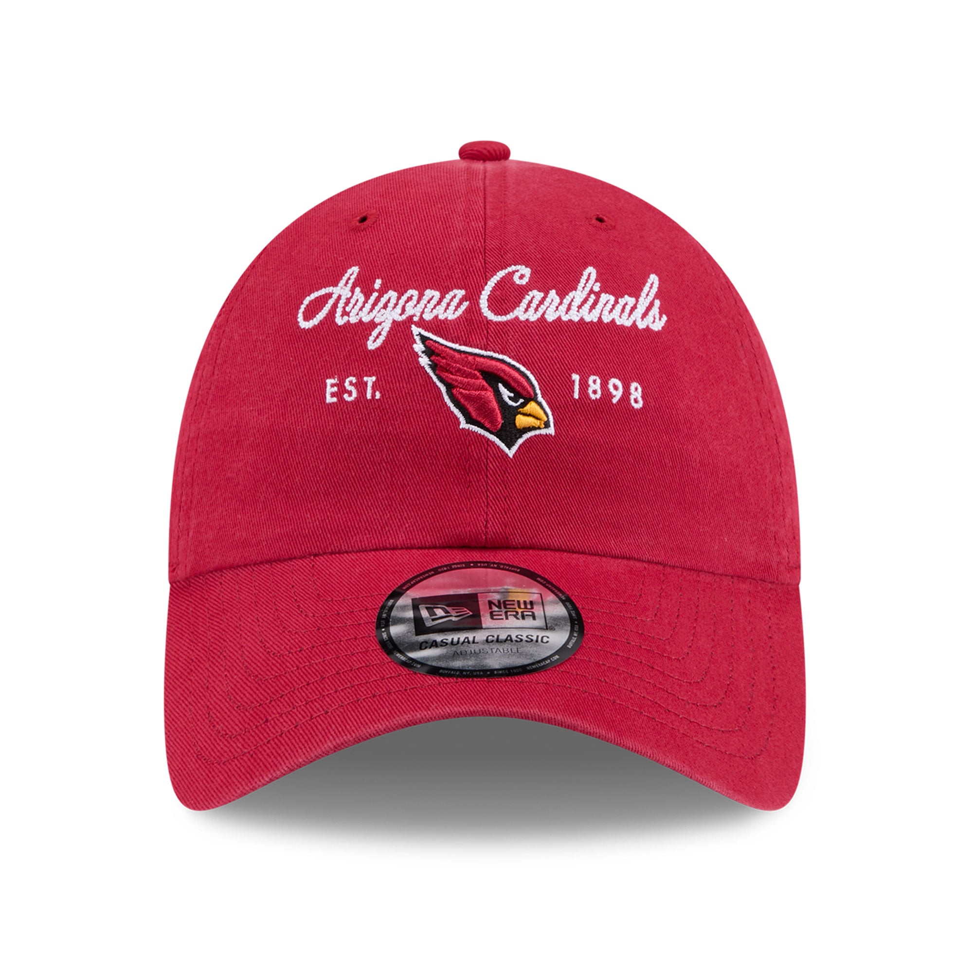 Women's New Era Cardinal Arizona Cardinals Script Casual Classic Adjustable Hat