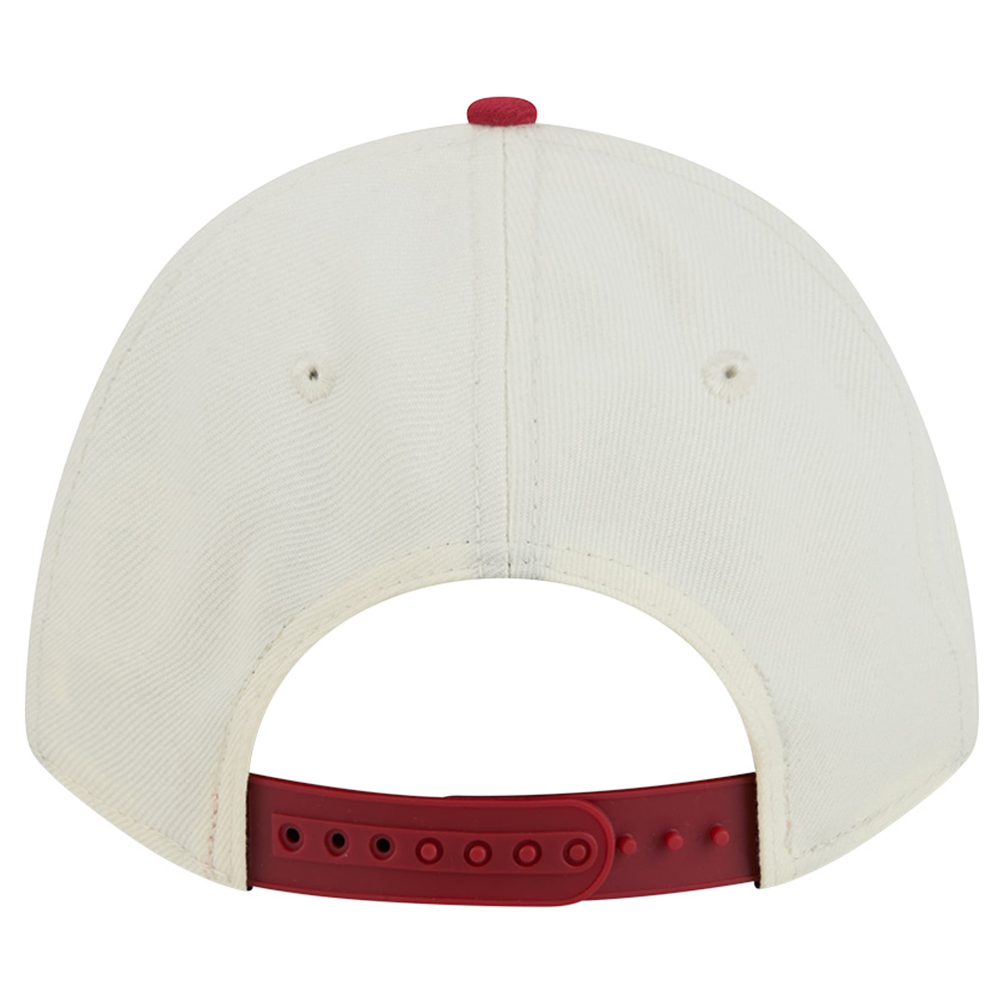 Casquette ajustable New Era Arizona Cardinals crème/rouge à monture A ton sur ton pour femme 9FORTY