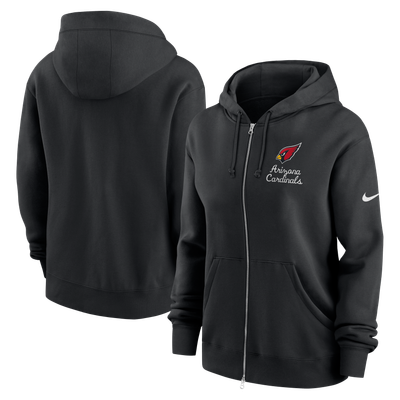  Arizona Cardinals Nike Women's Cut Block Full-Zip Hoodie - Black