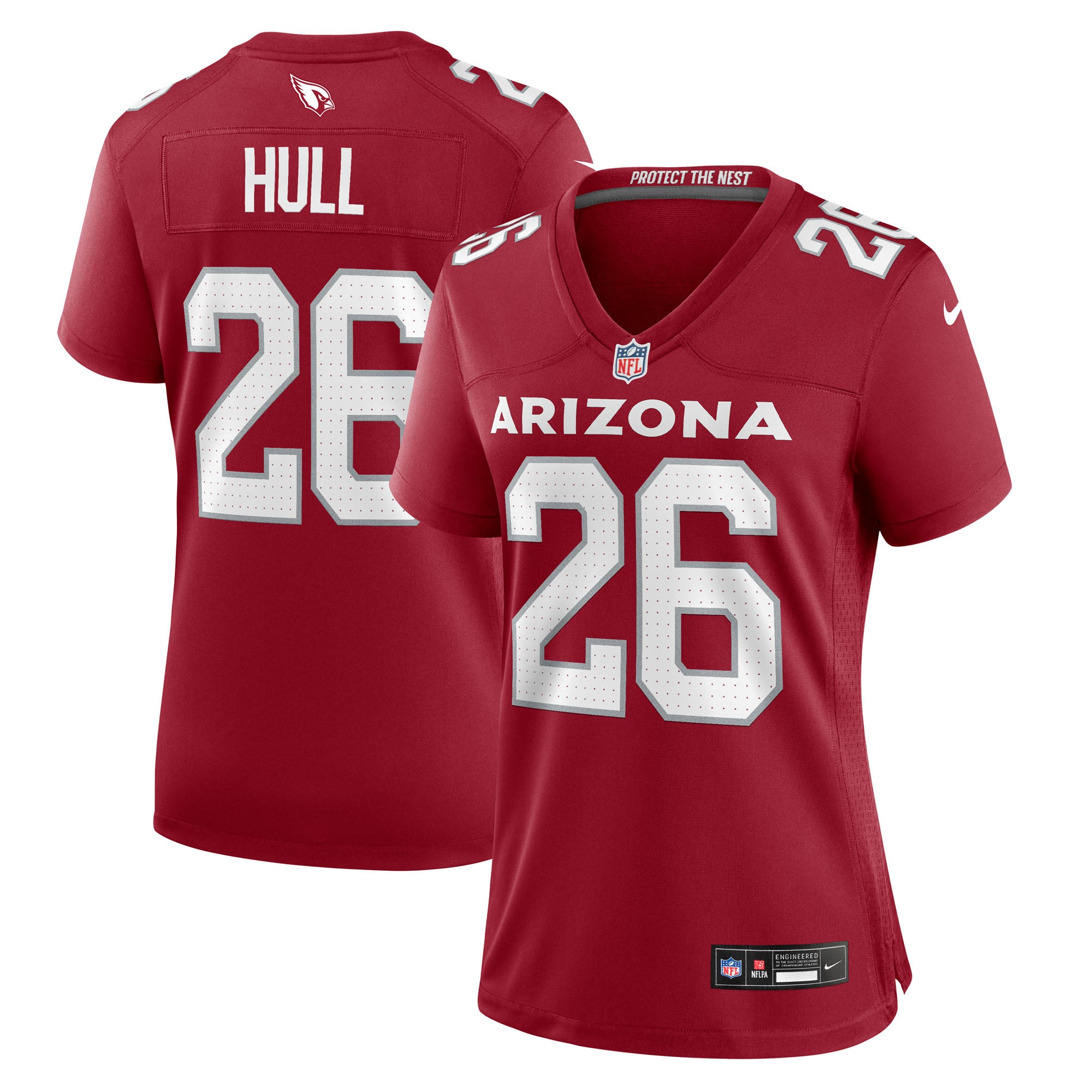 Women's Nike Evan Hull Cardinal Arizona Cardinals Team Game Jersey