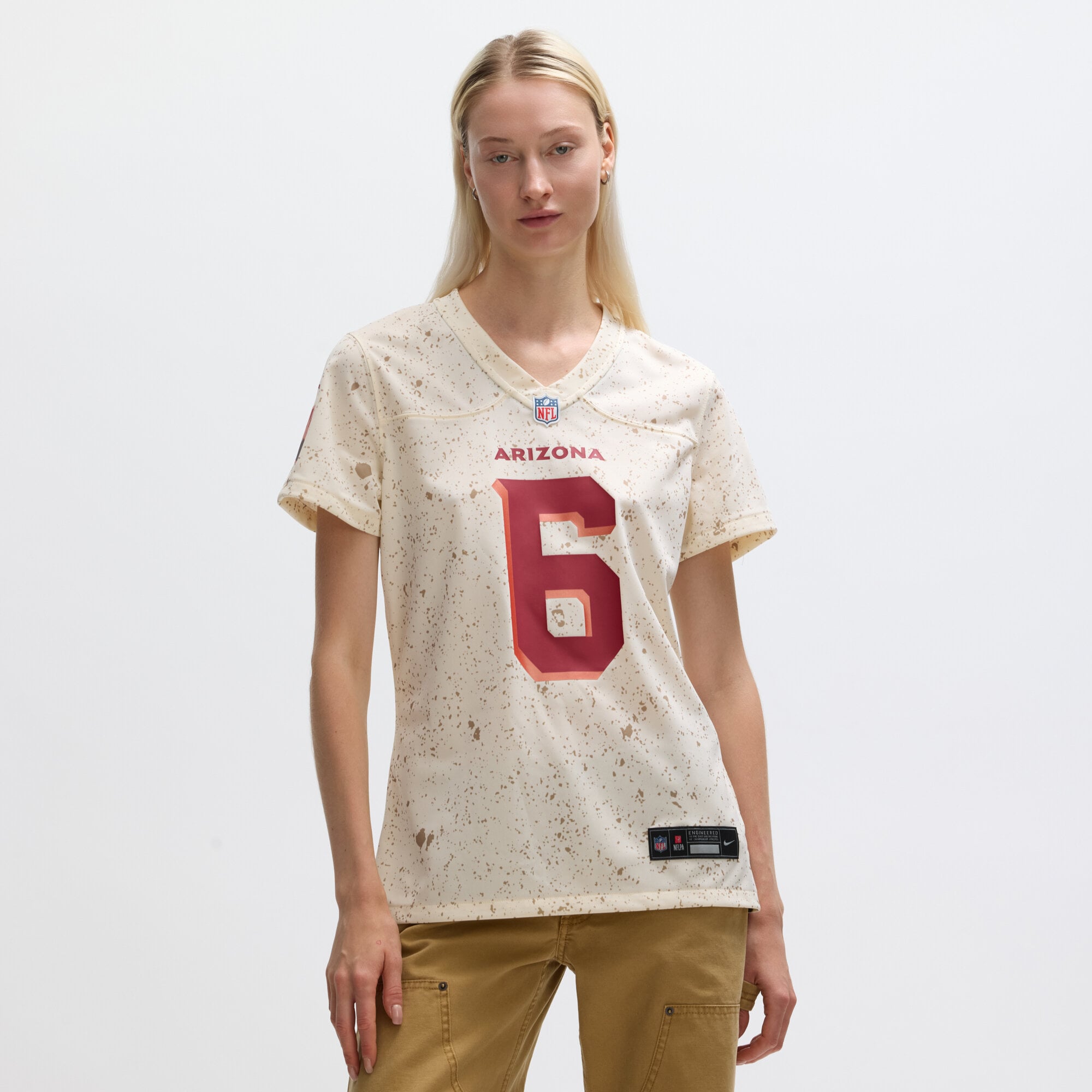 Women's Nike James Conner Natural Arizona Cardinals Rivalries Collection Game Jersey