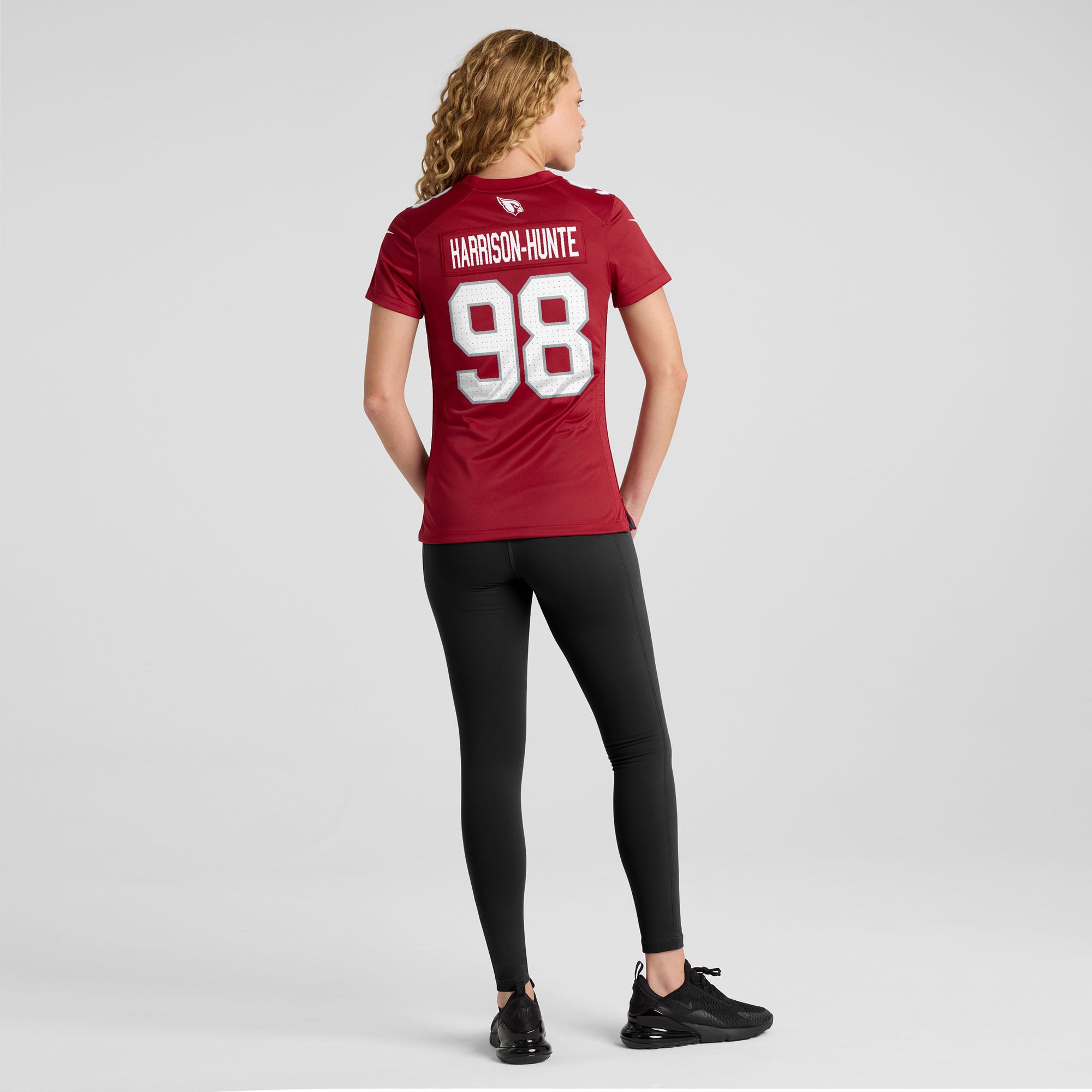Maillot de match Nike Jared Harrison-Hunte Cardinal Arizona Cardinals pour femmes