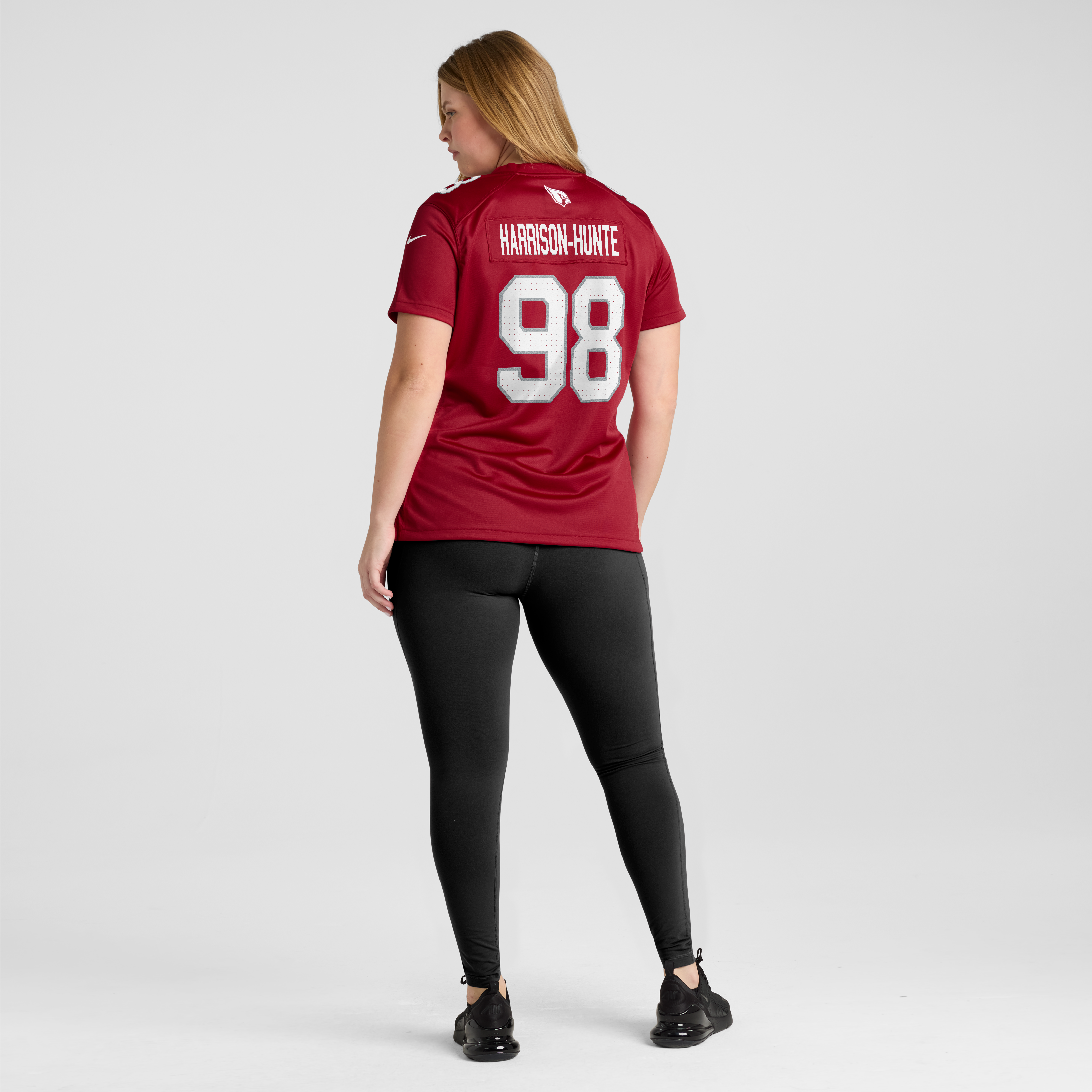 Maillot de match Nike Jared Harrison-Hunte Cardinal Arizona Cardinals pour femmes