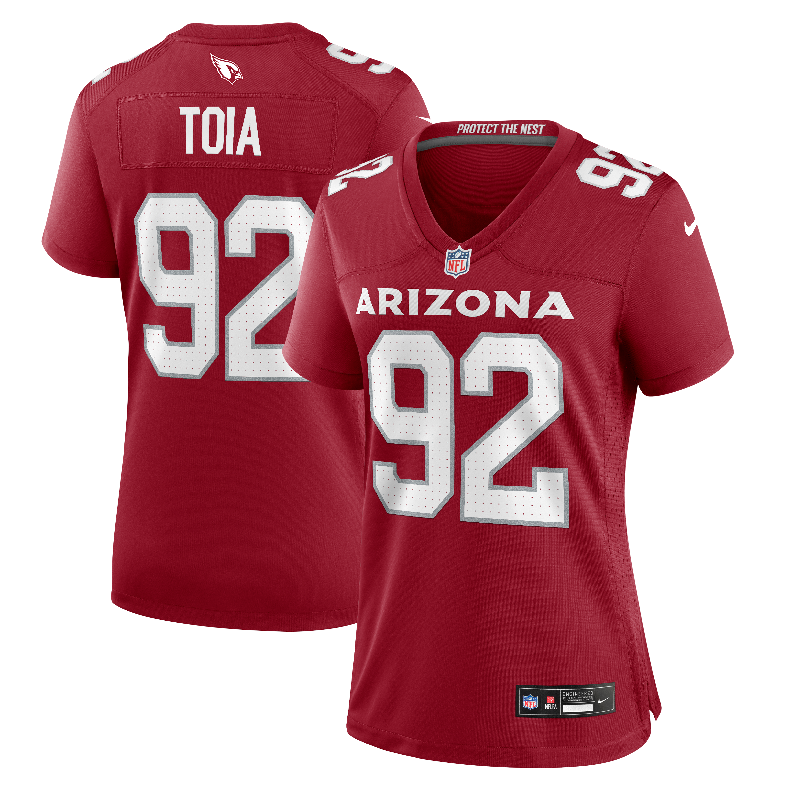 Maillot de match Nike Jay Toia Cardinal Arizona Cardinals pour femme