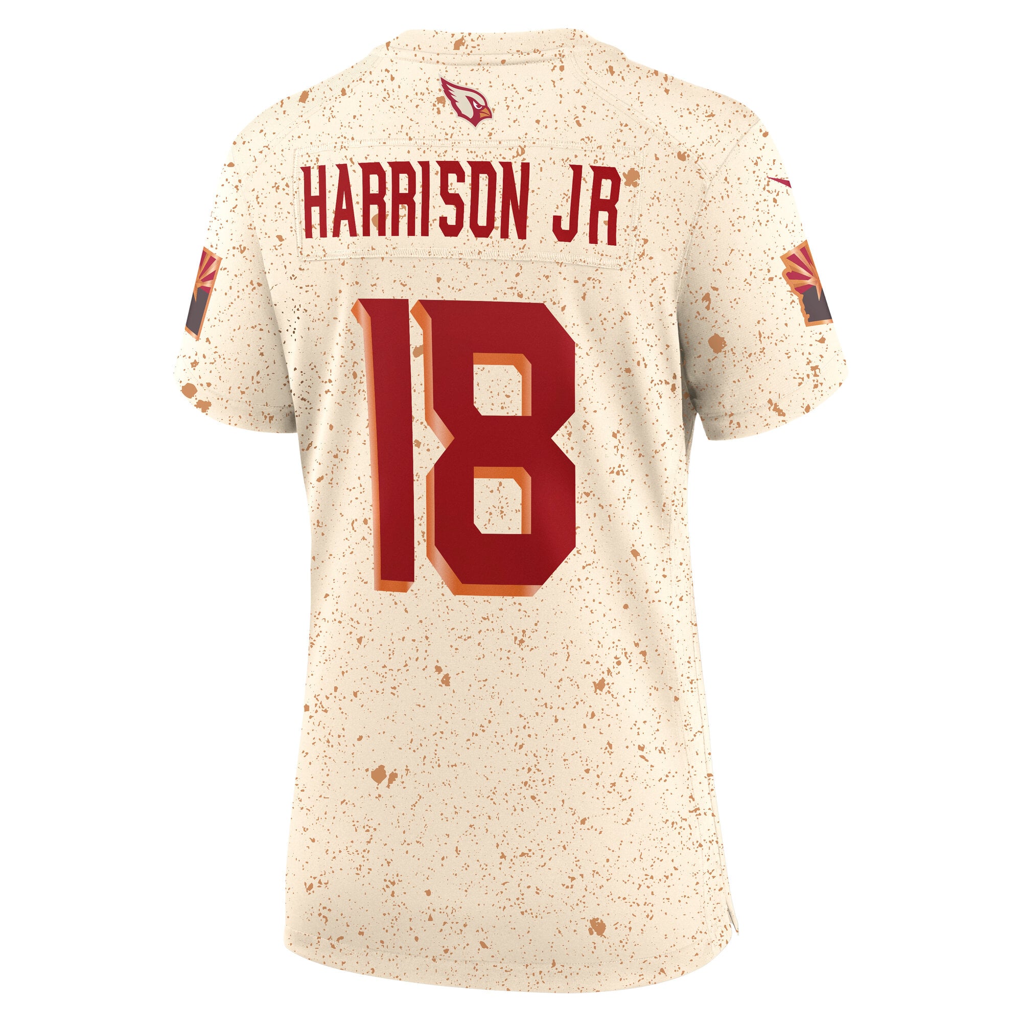 Women's Nike Marvin Harrison Jr. Natural Arizona Cardinals Rivalries Collection Game Jersey