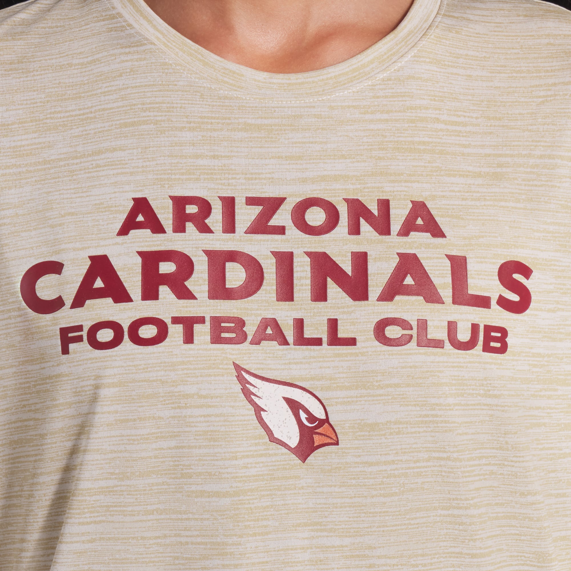 Women's Nike Natural Arizona Cardinals Rivalries Collection Sideline Velocity Dri-FIT T-Shirt