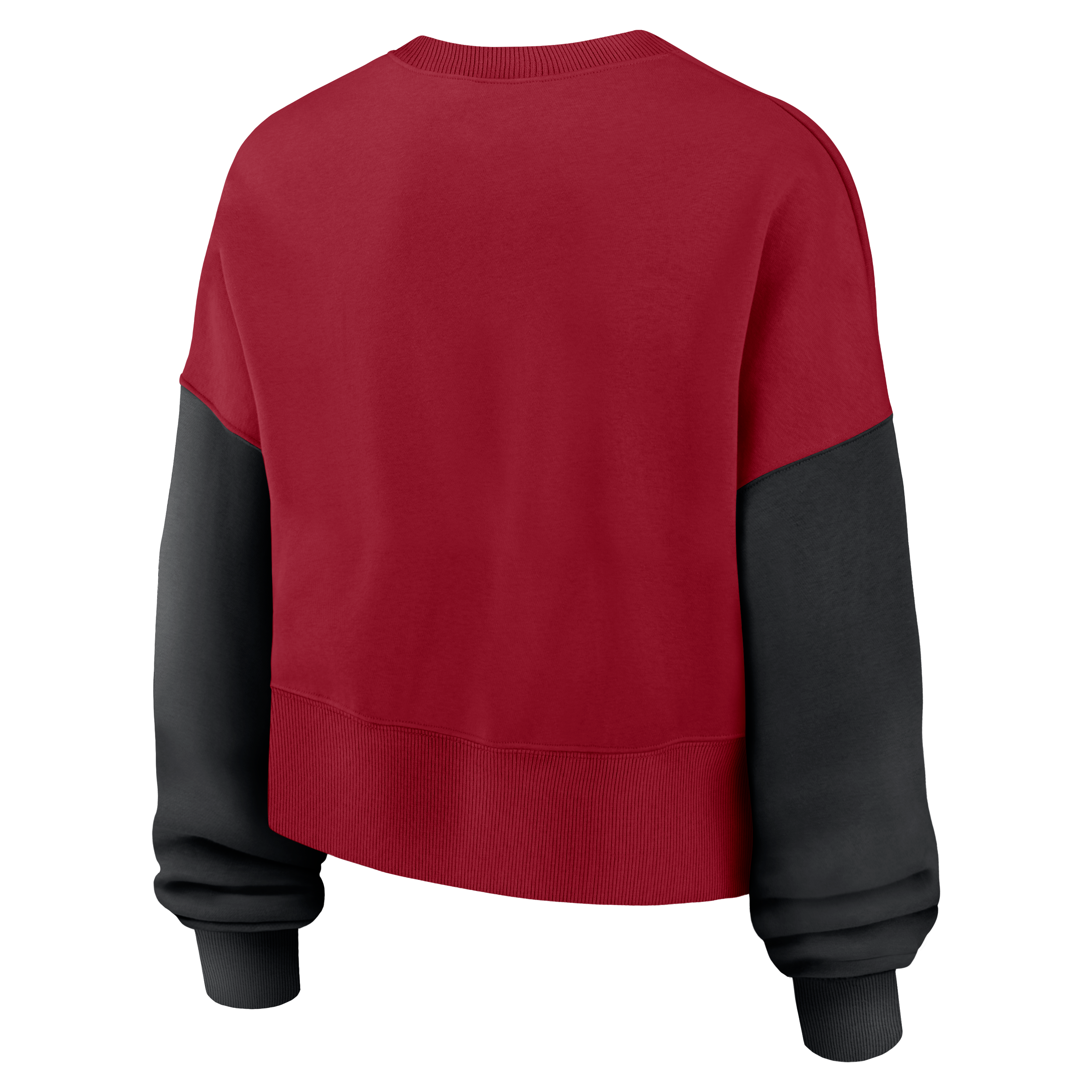 Women's Nike Red Arizona Cardinals Oversized Phoenix Logo Fleece Sweatshirt