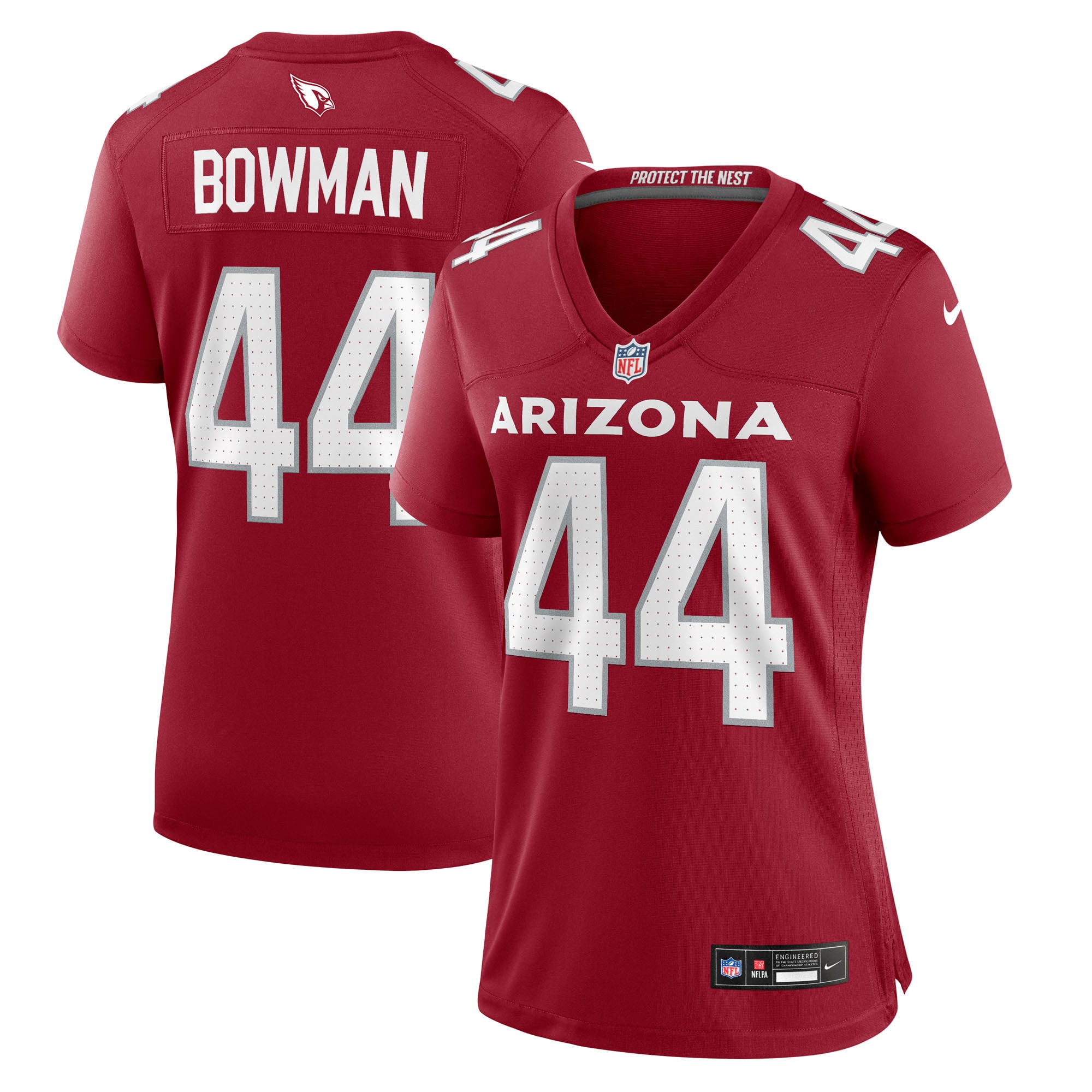 Maillot de match Nike pour femme Shawn Bowman, Cardinals l'Arizona