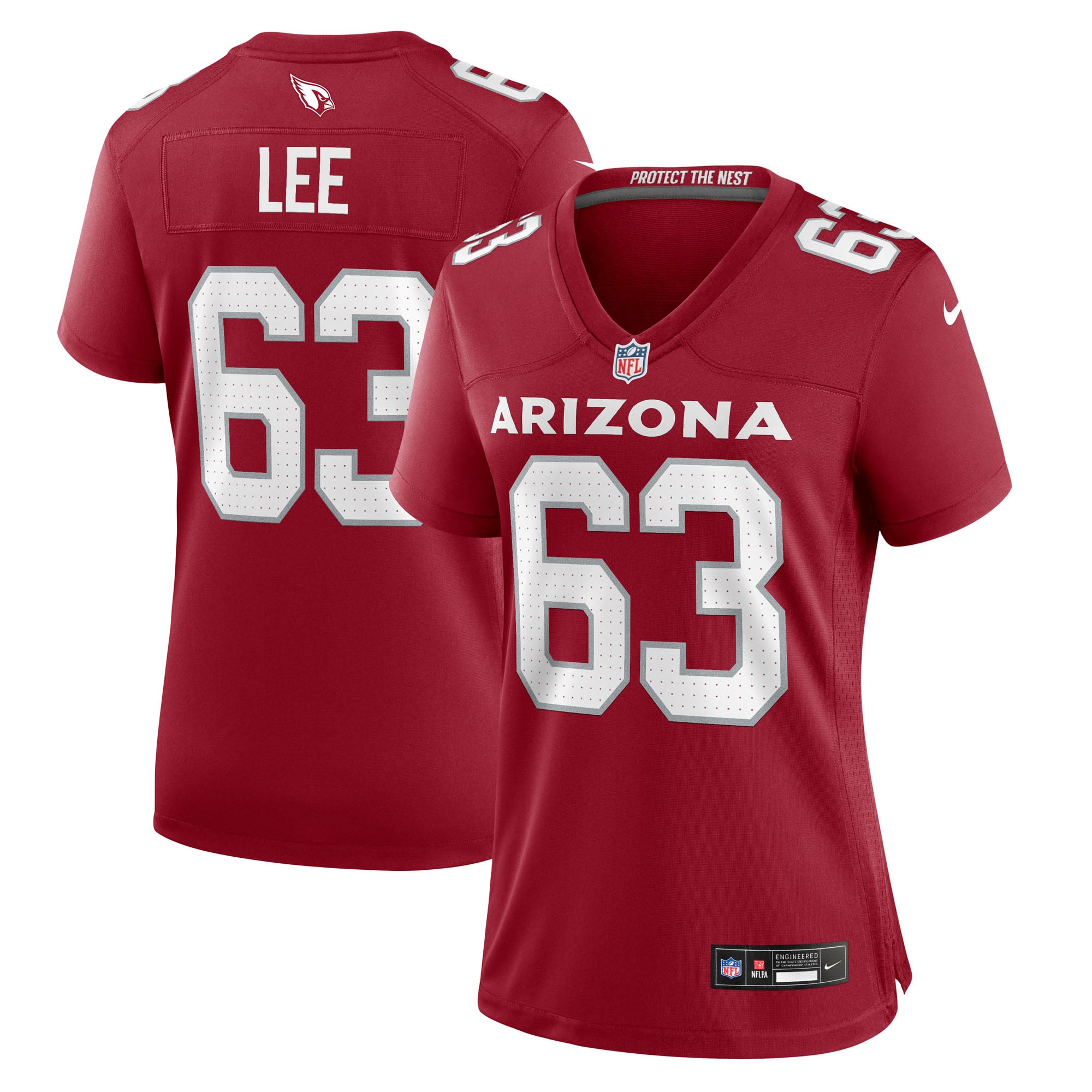 Maillot de match Nike Vershon Lee Cardinal Arizona Cardinals pour femme