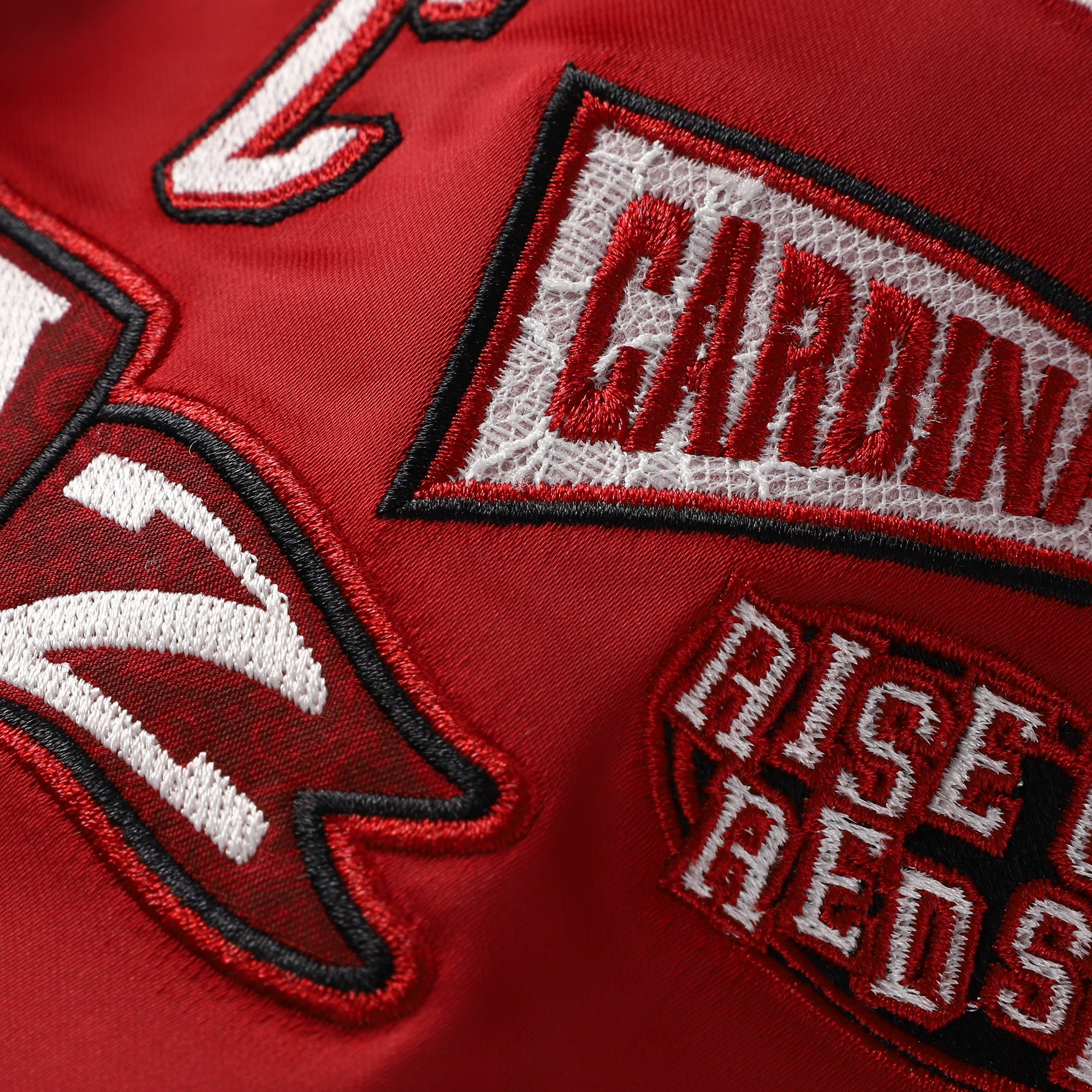 Veste raglan en satin pour femme The Wild Collective Cardinal Arizona Cardinals