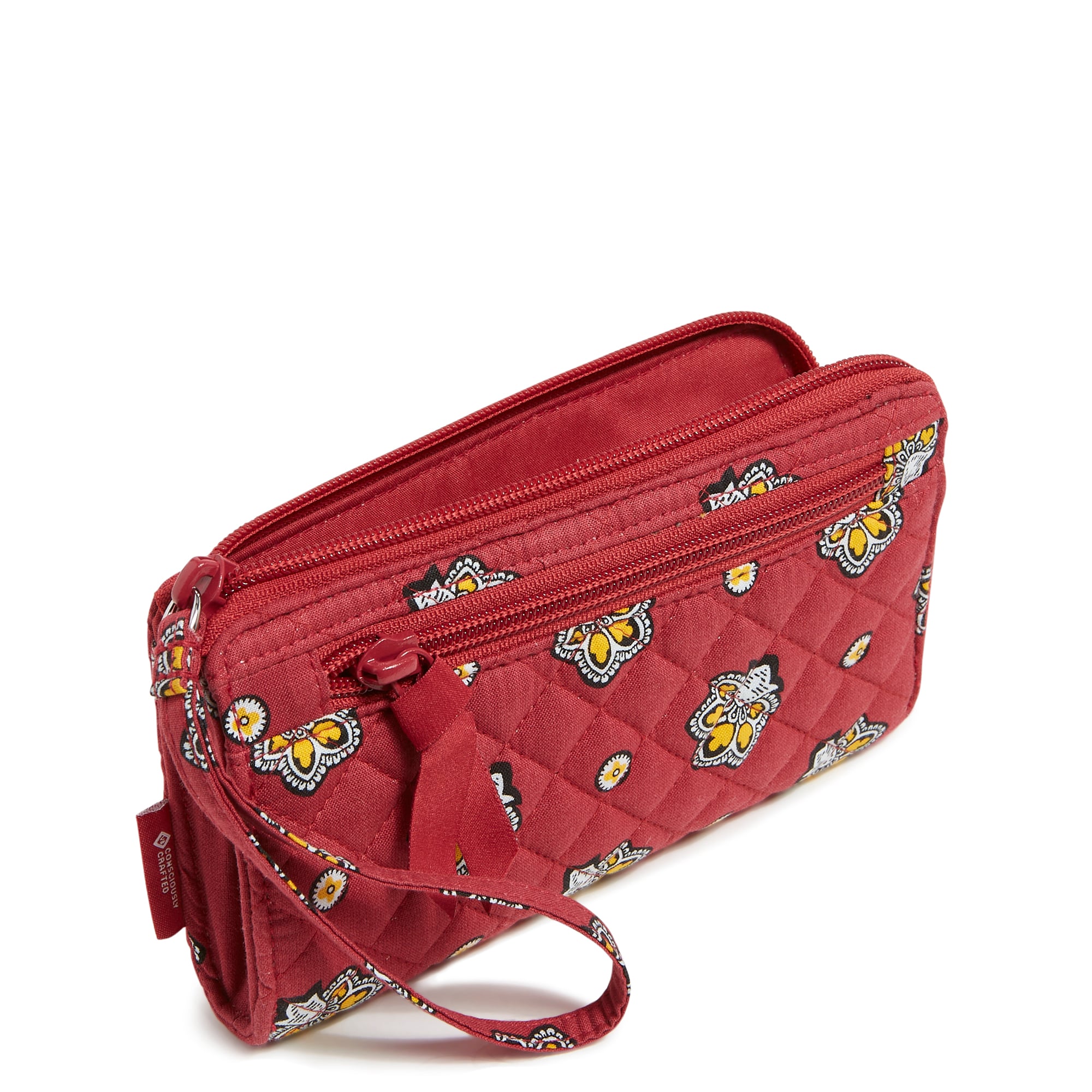 Women's Vera Bradley Arizona Cardinals RFID Front-Zip Wristlet