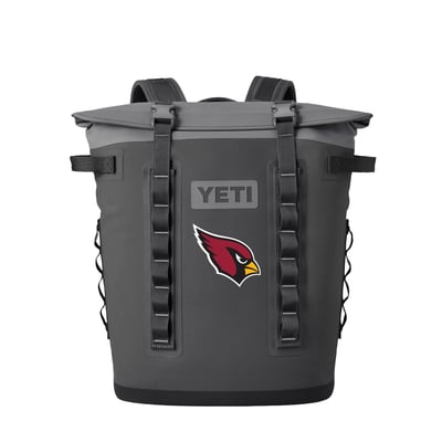  Arizona Cardinals YETI Hopper M20 Soft Cooler Backpack - Charcoal