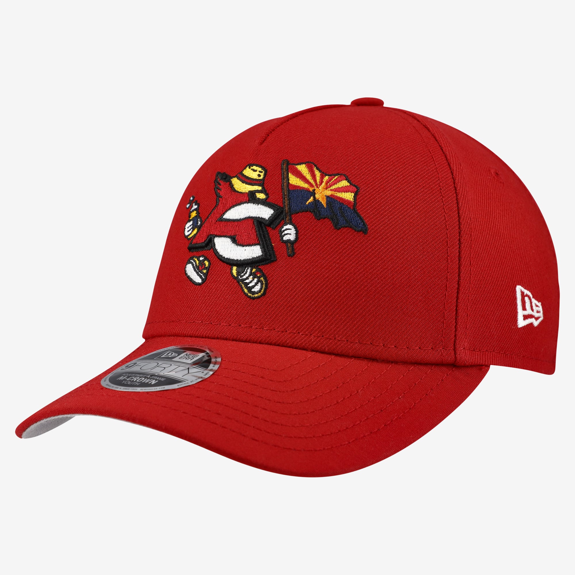 Casquette ajustable New Era Cardinal Arizona Cardinals 9FORTY pour jeunes