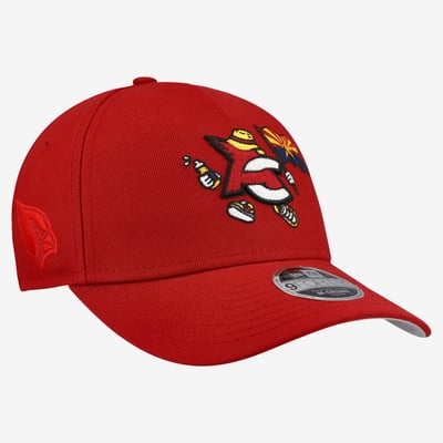 Arizona Cardinals New Era Youth Cartoon 9FORTY A-Frame Adjustable Hat - Cardinal
