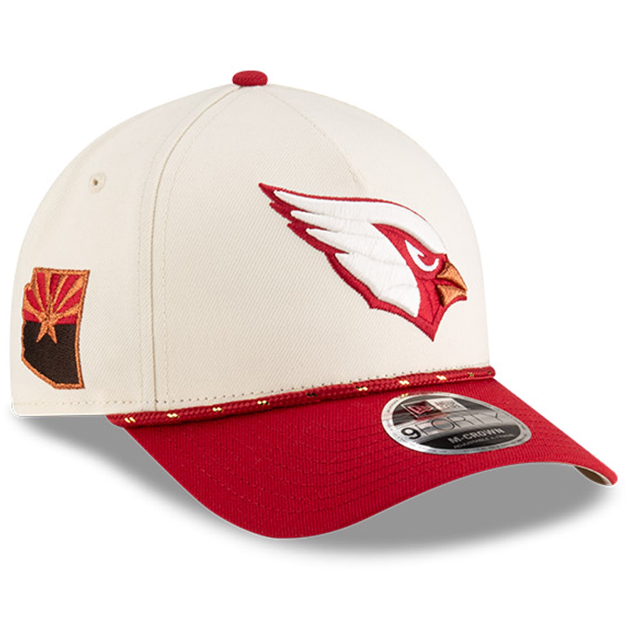 Youth New Era Natural Arizona Cardinals Rivalries Collection 9FORTY A-Frame Adjustable Hat