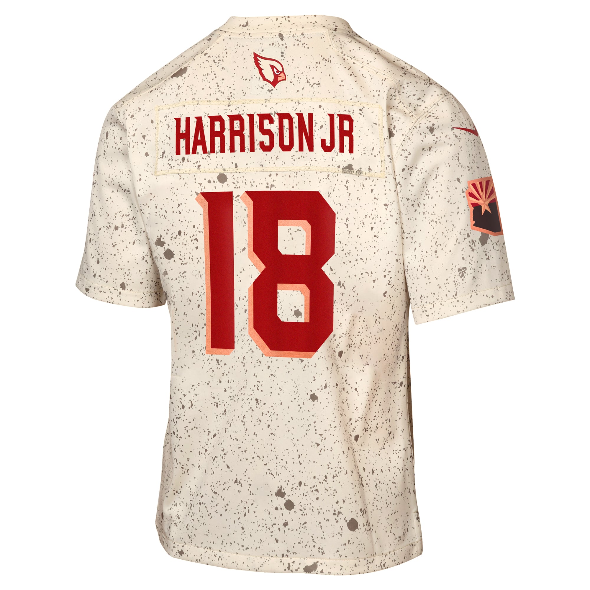 Youth Nike Marvin Harrison Jr. Natural Arizona Cardinals Rivalries Collection Game Jersey