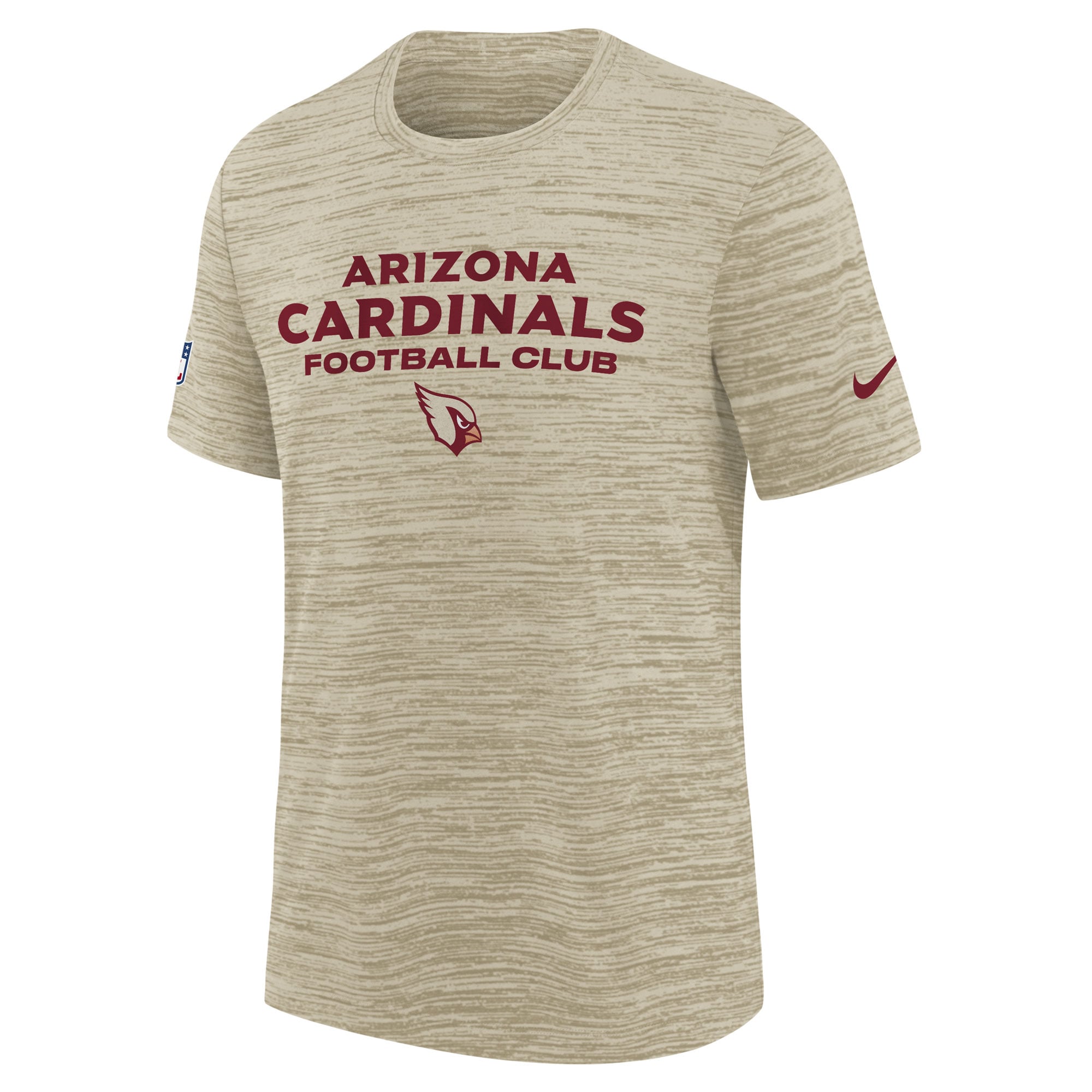 Youth Nike Natural Arizona Cardinals Rivalries Collection Sideline Velocity Dri-FIT T-Shirt