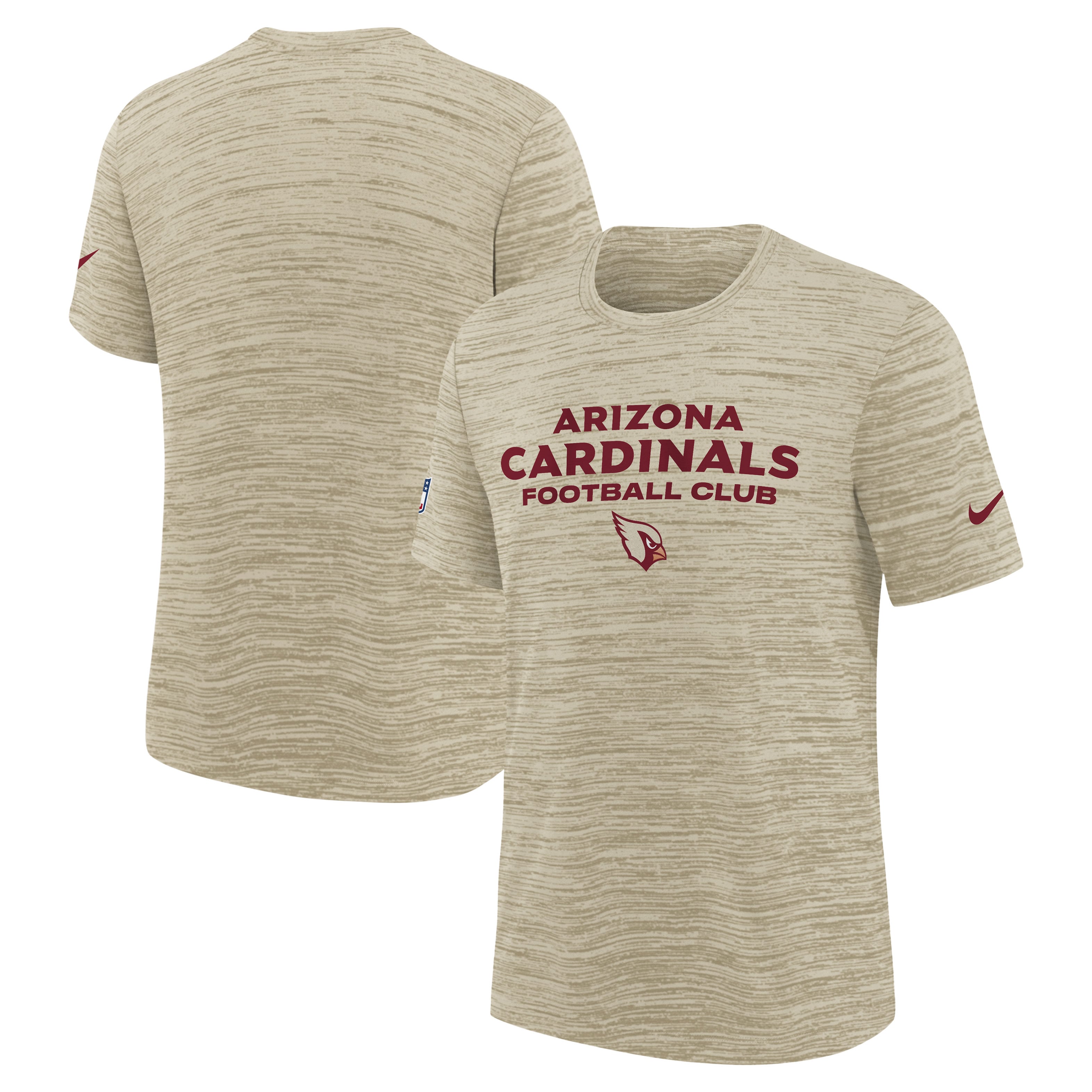 Youth Nike  Natural Arizona Cardinals Rivalries Collection Sideline Velocity Dri-FIT T-Shirt