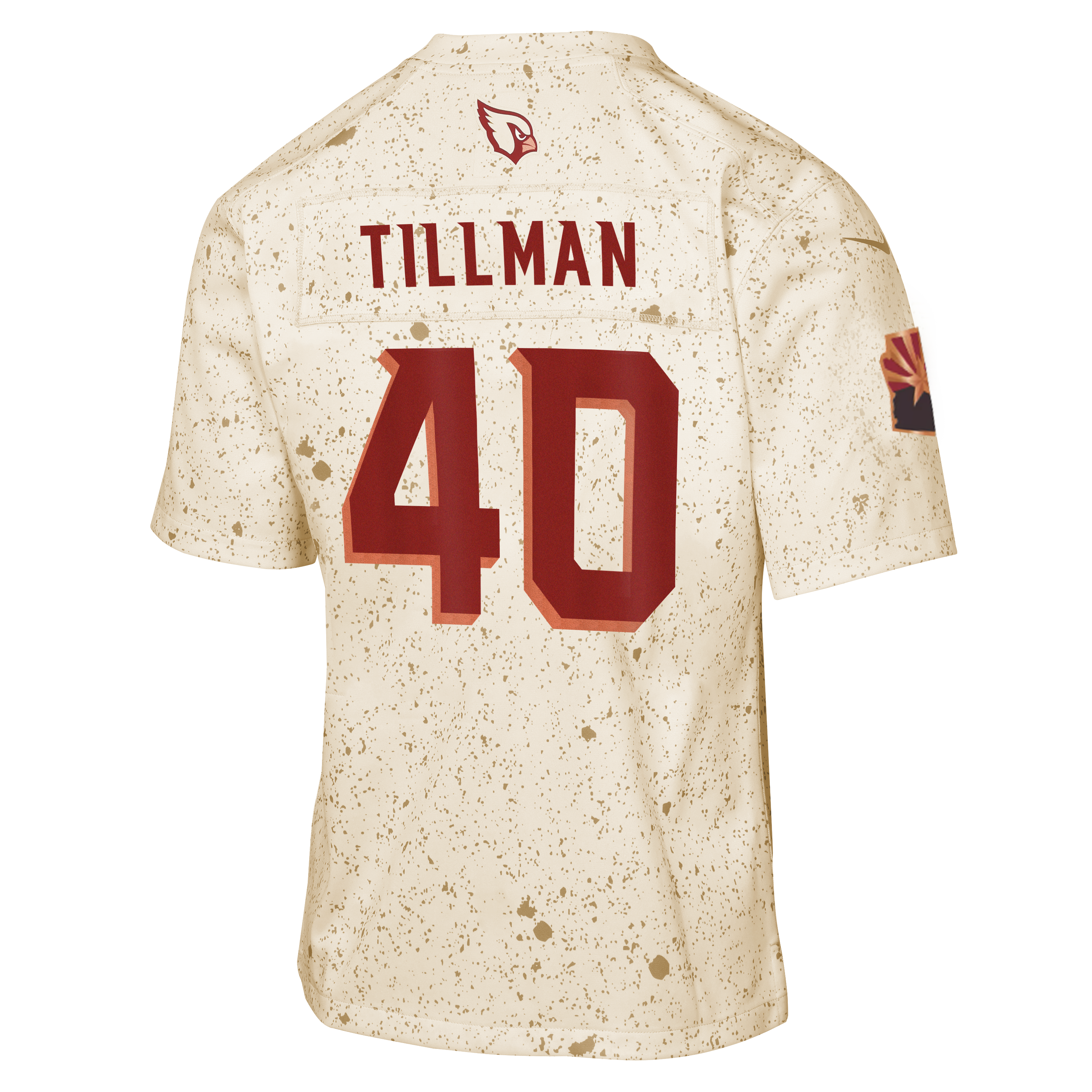 Youth Nike Pat Tillman Natural Arizona Cardinals Rivalries Collection Game Jersey