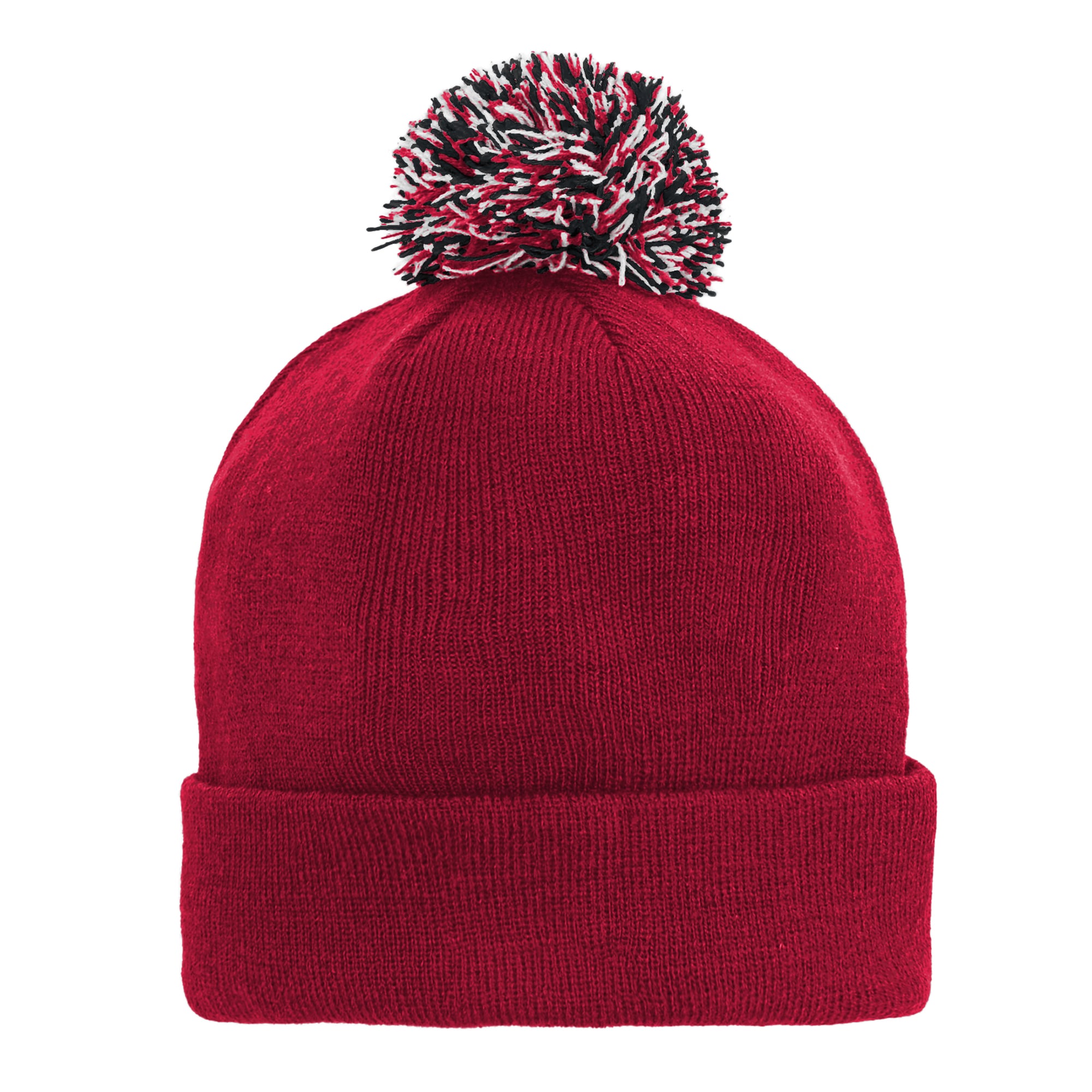 Bonnet tricoté à revers avec pompon, motif Cardinals de l'Arizona, pour enfant (Outerstuff).