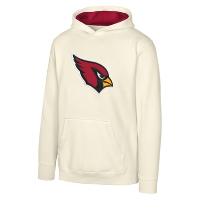 Arizona Cardinals Outerstuff Youth Prime Pullover Hoodie - Natural