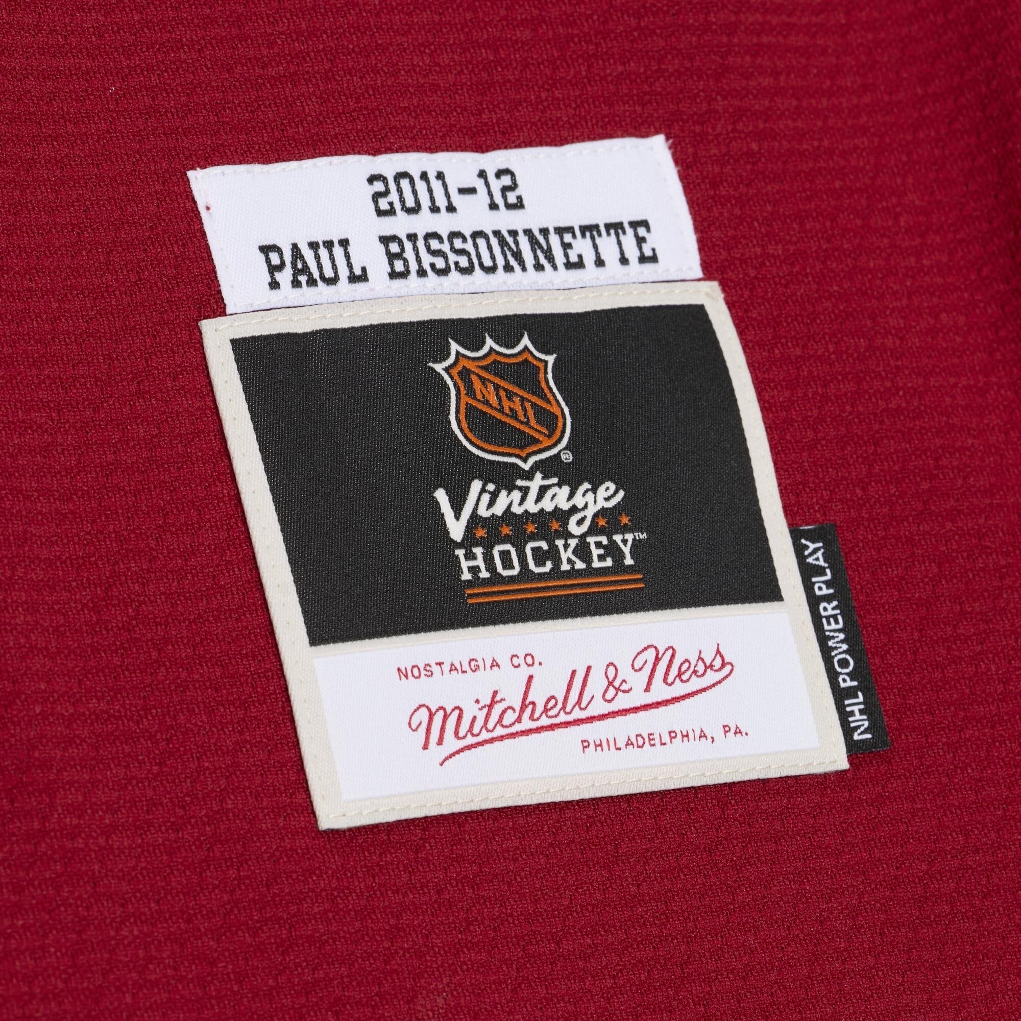 Men's Mitchell & Ness Paul Bissonnette Garnet Arizona Coyotes 2011/12  Power Play Jersey
