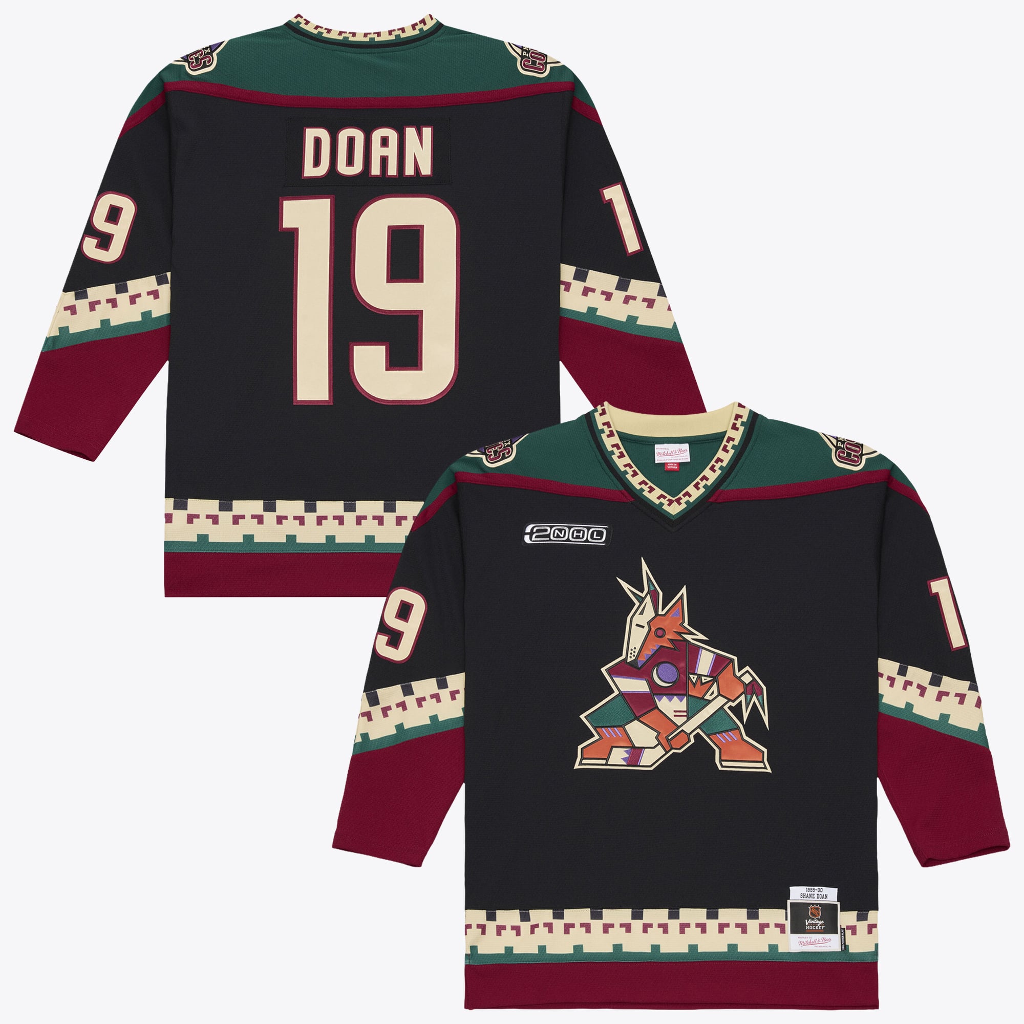Men's Mitchell & Ness Shane Doan Black Arizona Coyotes 1999/2000  Power Play Jersey