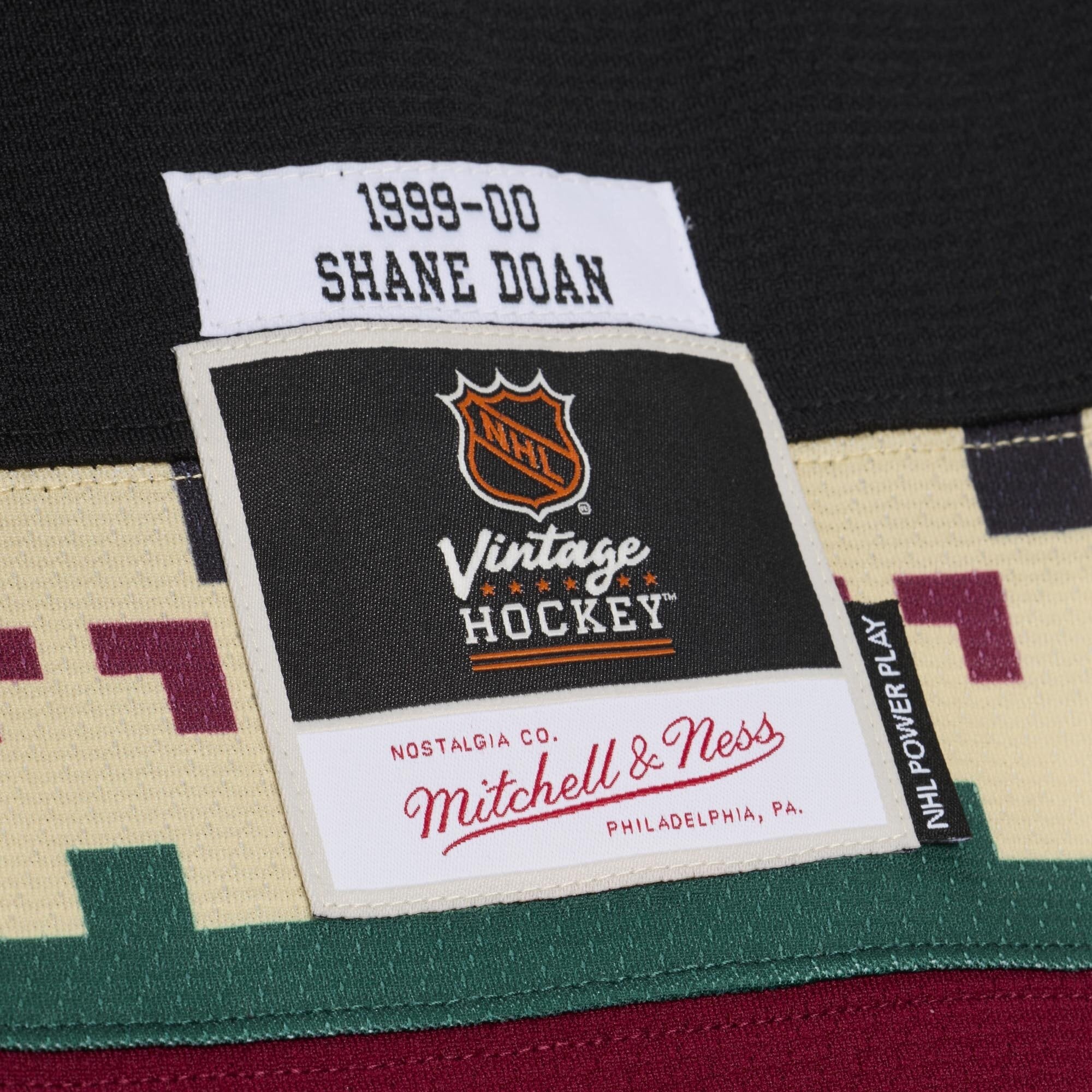 Men's Mitchell & Ness Shane Doan Black Arizona Coyotes 1999/2000  Power Play Jersey