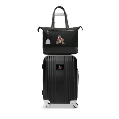 Arizona Coyotes MOJO Premium Laptop Tote Bag and Luggage Set