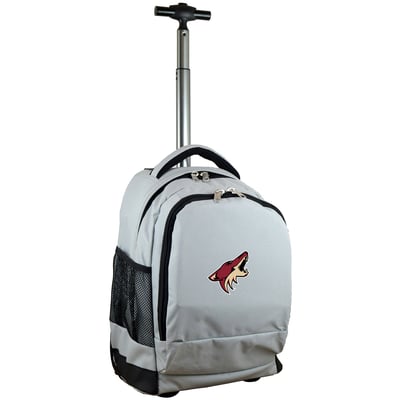 Arizona Coyotes MOJO 19'' Premium Wheeled Backpack - Gray