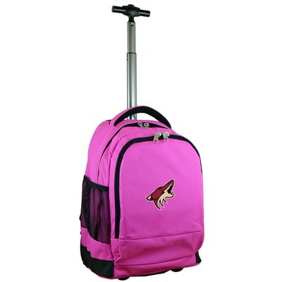 Arizona Coyotes MOJO 19'' Premium Wheeled Backpack - Pink