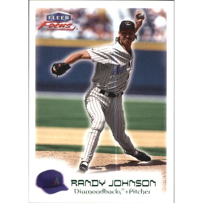 2000 Fleer Focus Masterpiece Mania #46 Randy Johnson