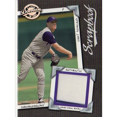 2001 Donruss Class of 2001 Scrapbook #SB10 Curt Schilling/525