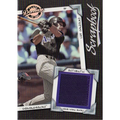 2001 Donruss Class of 2001 Scrapbook #SB3 Luis Gonzalez/500