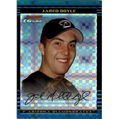 2002 Bowman Chrome Draft X-Fractors #22 Jared Doyle