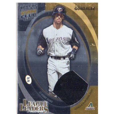 2002 Donruss Best of Fan Club League Leaders Materials #LL34 T.Helton HR Jsy/175