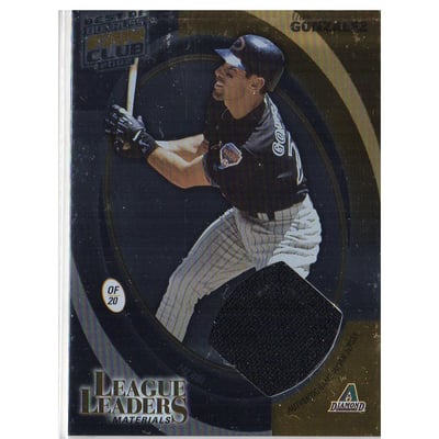 2002 Donruss Best of Fan Club League Leaders Materials #LL40 L.Berkman RBI Jsy/175